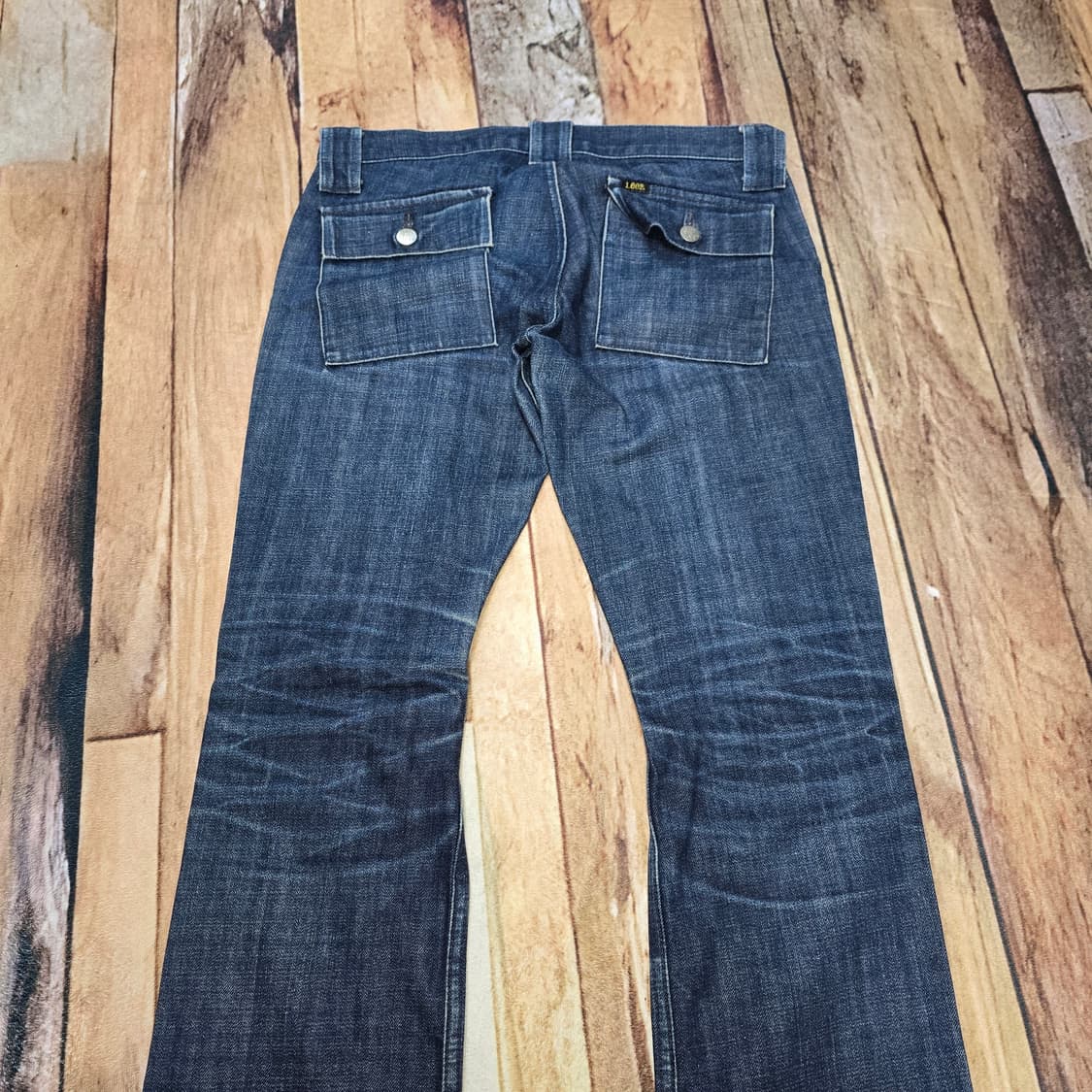00s Japan Vintage Lee 로우라이즈드 데님 부시팬츠 32 상품이미지8