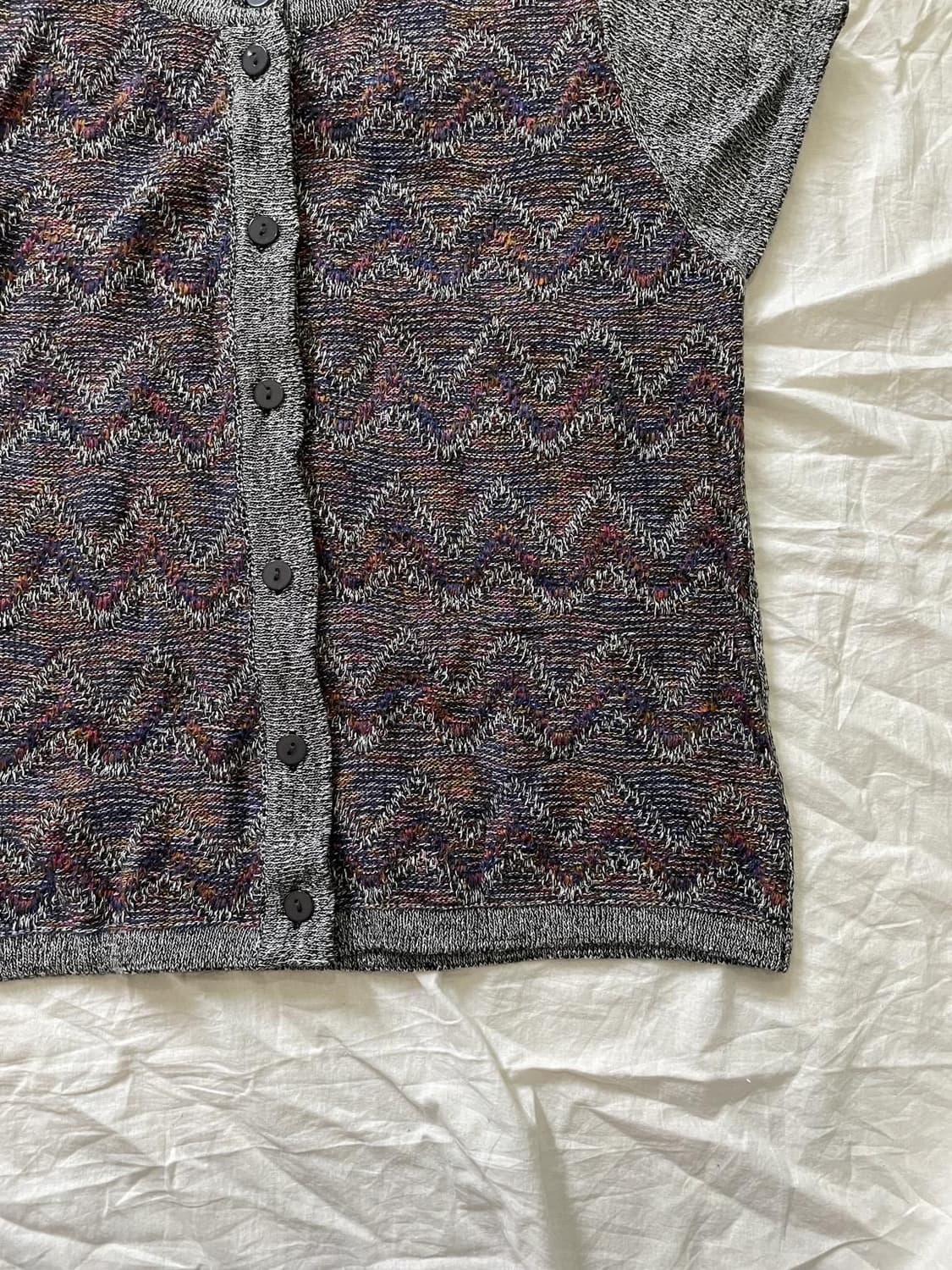 믹스패턴 가디건 상품이미지3