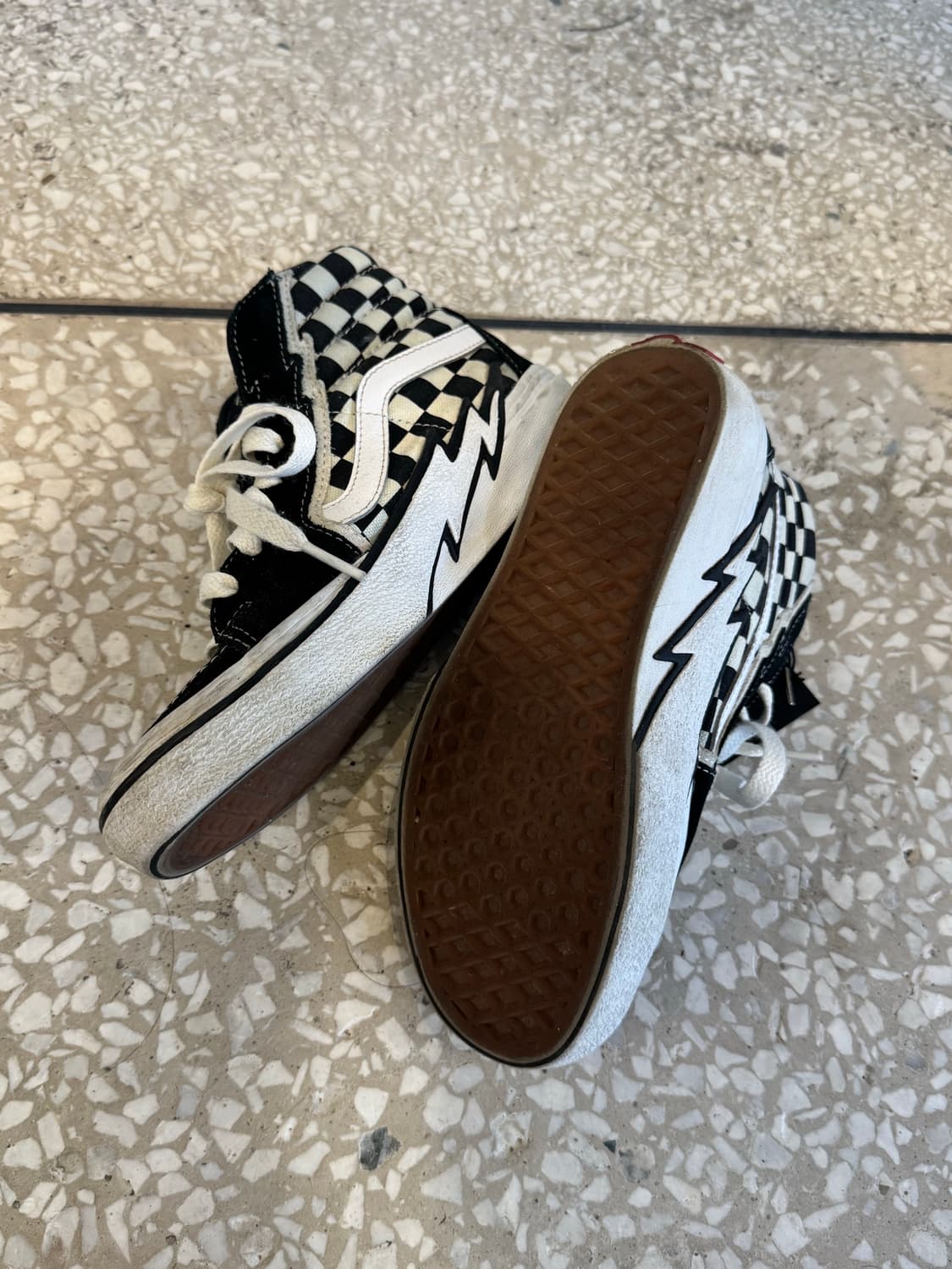 Vans Sk8-Hi Checkerboard 상품이미지5