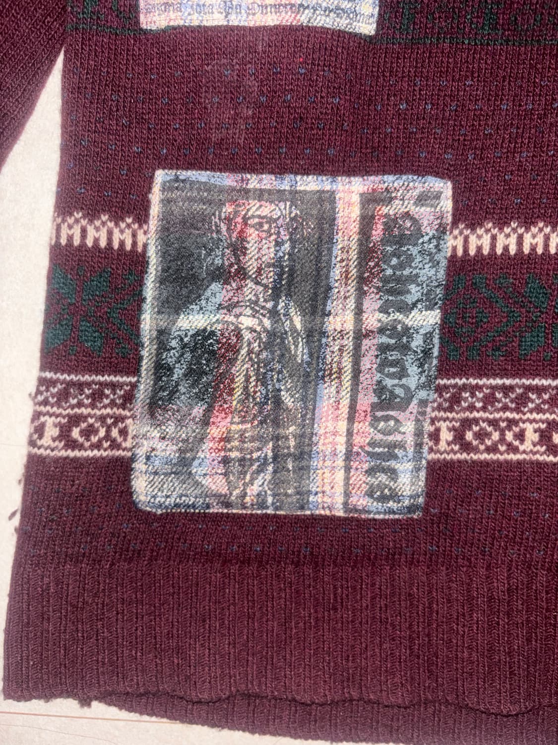 라프시몬스 2005aw 목폴라 니트 상품이미지3