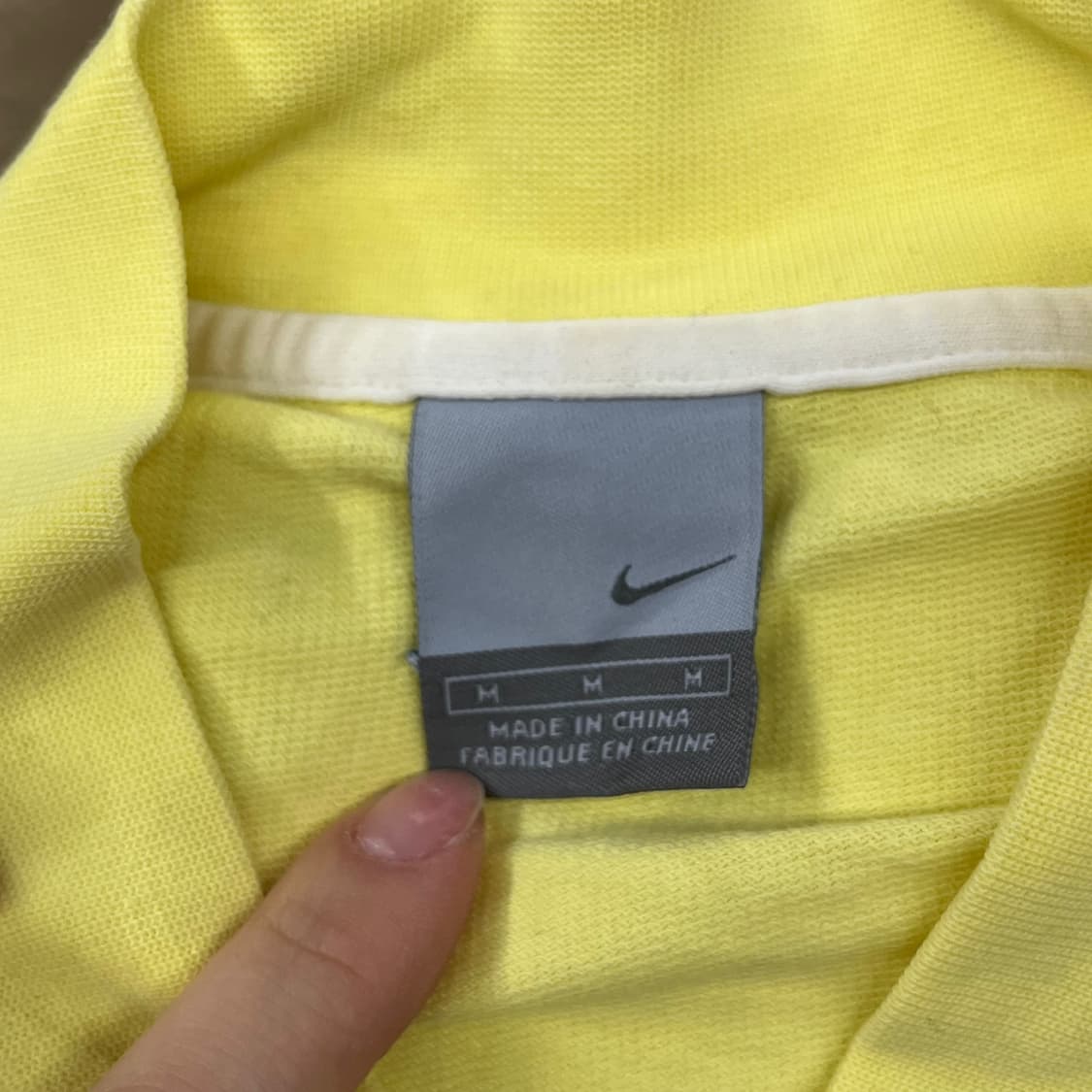 나이키 옐로우 레몬 하늘 져지 트랙탑 상품이미지5
