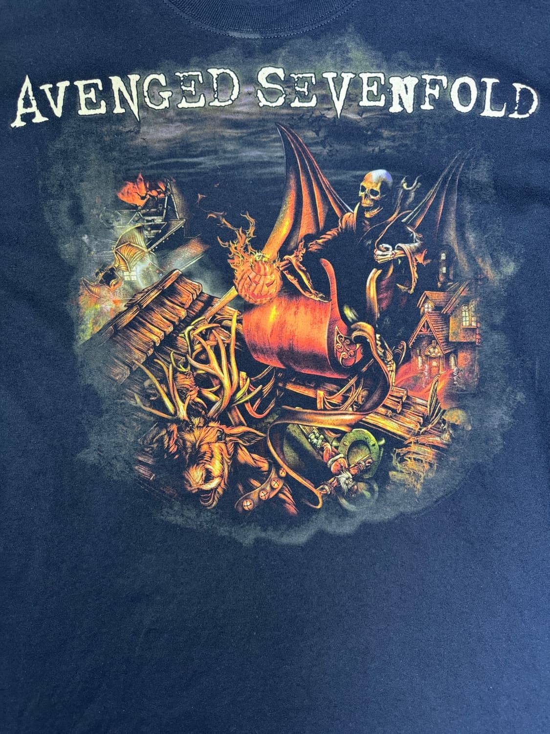 빈티지 어벤지드세븐폴드 AVENGED SEVENFOLD 투어티 L 상품이미지2