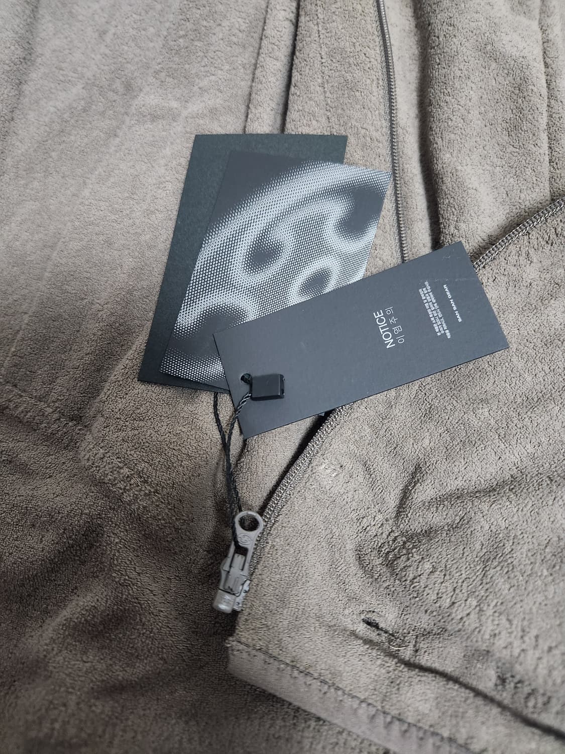 산산기어 버튼 플리스 자켓 브라운 상품이미지2