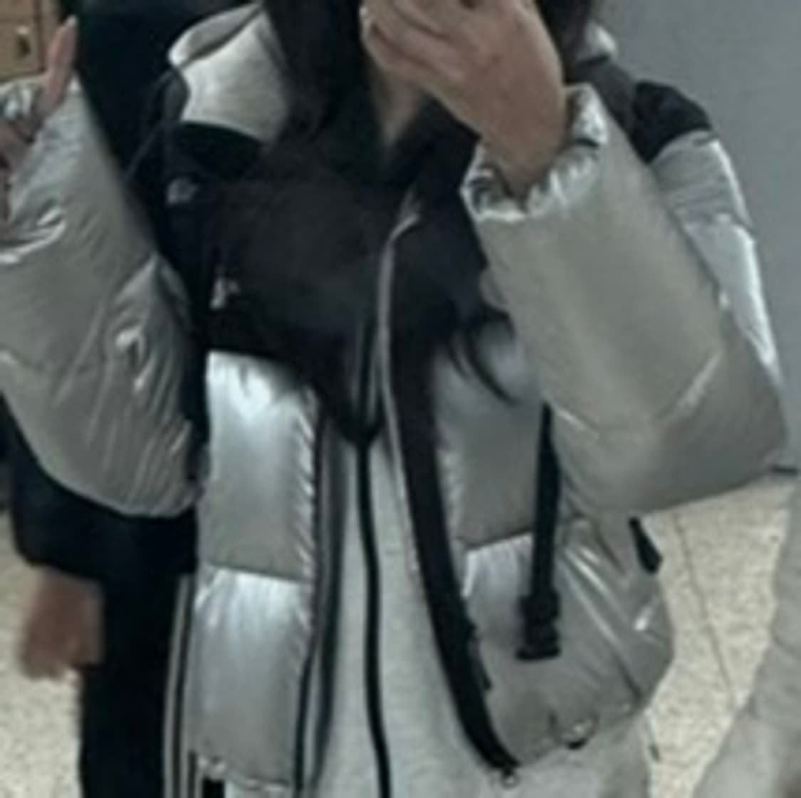 노스페이스 화이트 라벨 노벨티 눕시 다운 자켓 SE 실버 상품이미지2