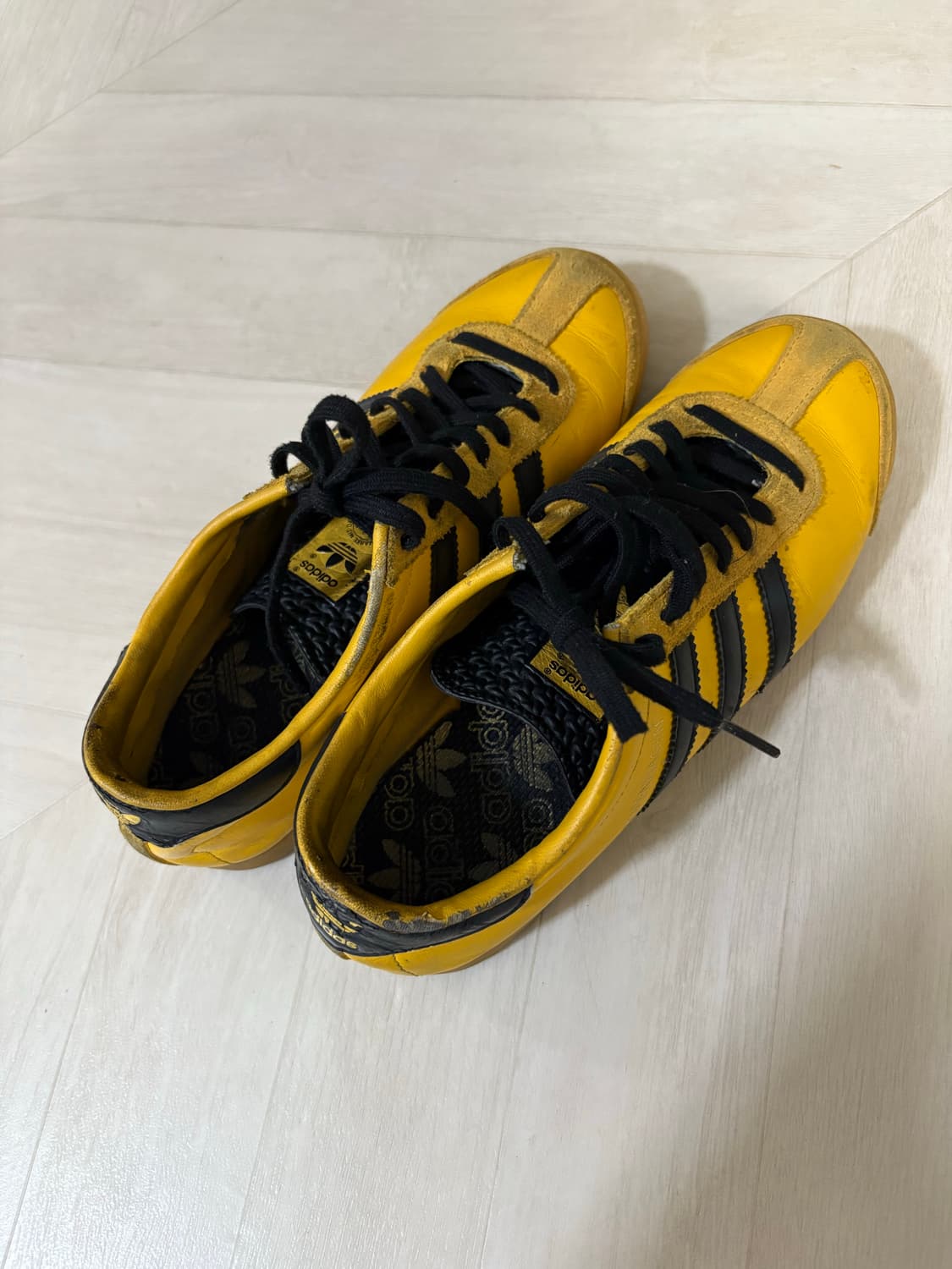 아디다스 코펜하겐 옐로우 블랙 235 상품이미지3