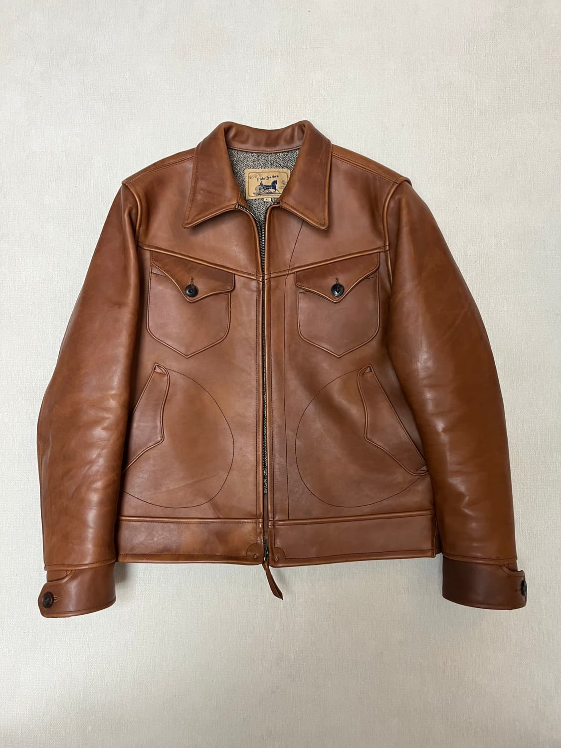 cidu 호윈레더 카우하이드 자켓 상품이미지1