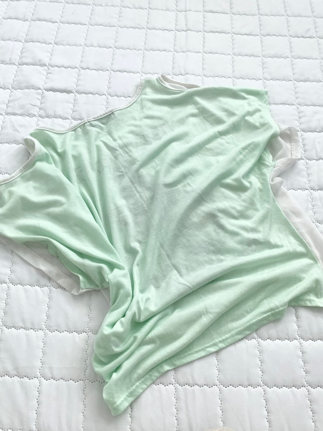 일본빈티지 y2k 펑크 갸루 민트탑 상품이미지3