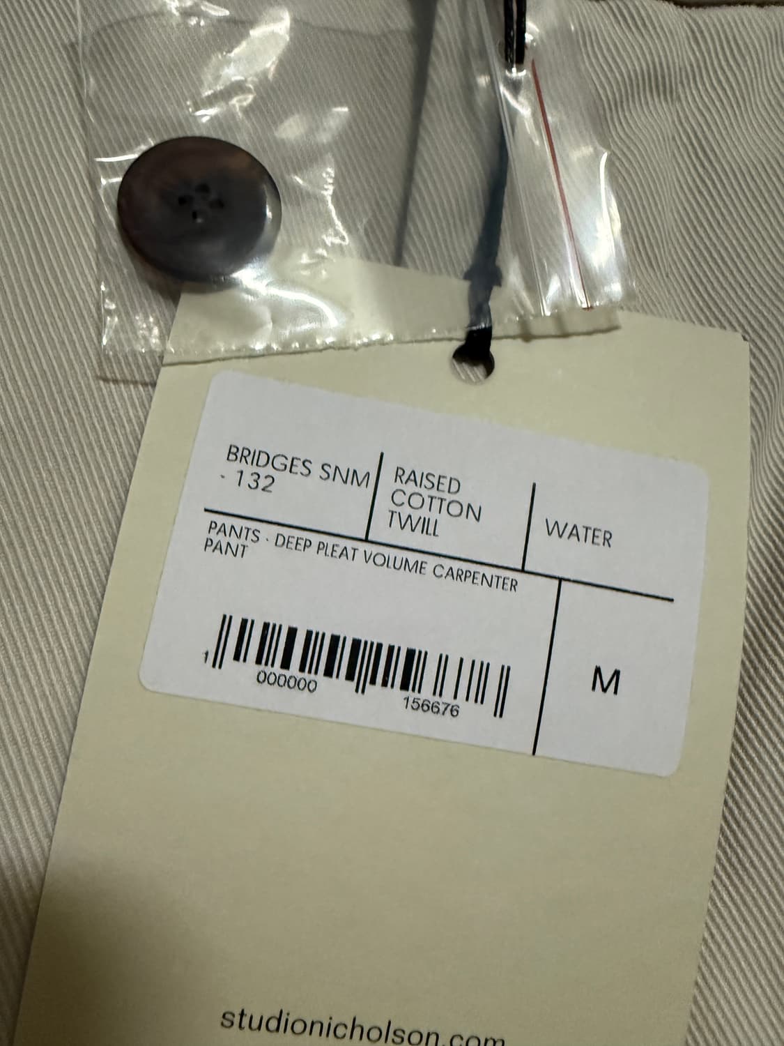 스튜디오니콜슨 브릿지 오버 팬츠 상품이미지3