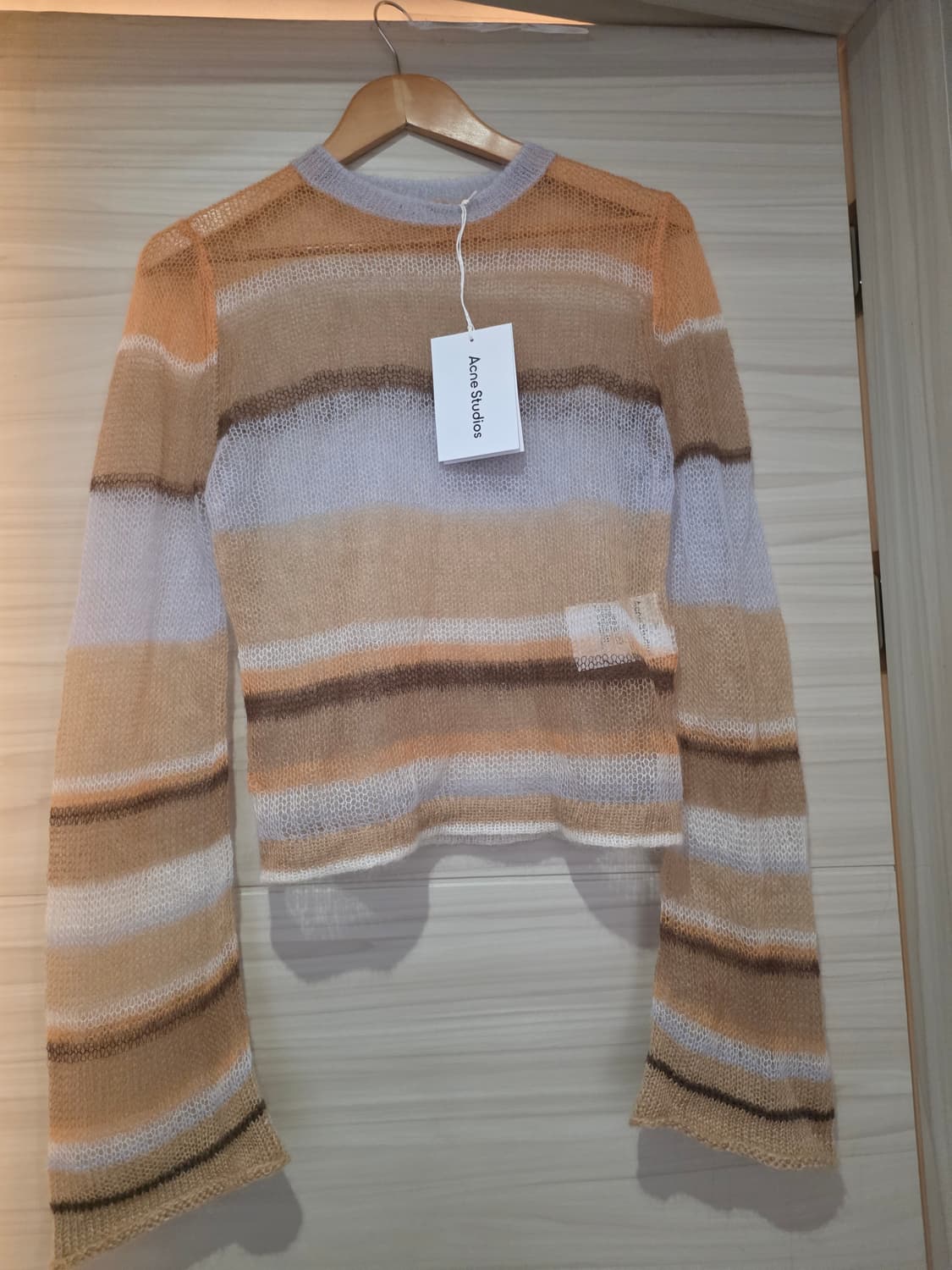 정품 새제품 아크네스튜디오 여리여리 얇은 시스루 니트 m사이즈 상품이미지7