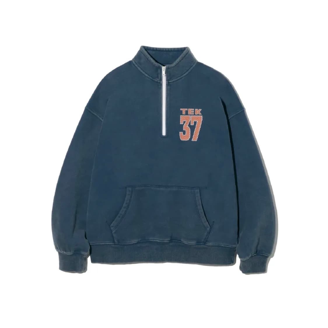 테켓 하프집업 맨투맨 half zip-up sweatshirt navy 상품이미지1