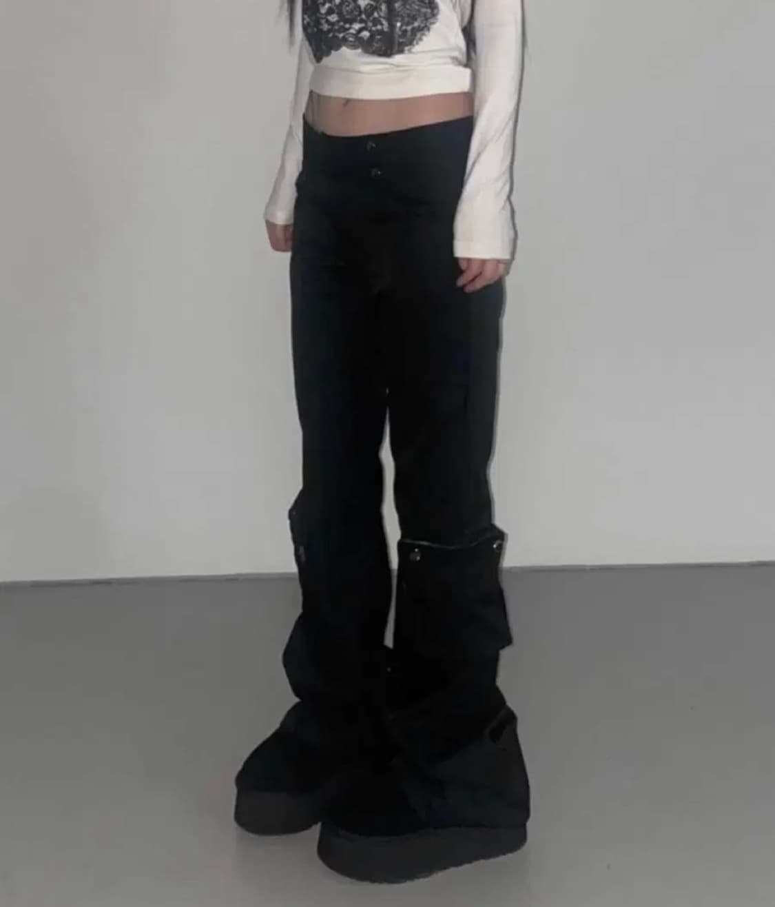 디에어타운 긱시크 포켓 부츠컷 팬츠  상품이미지3