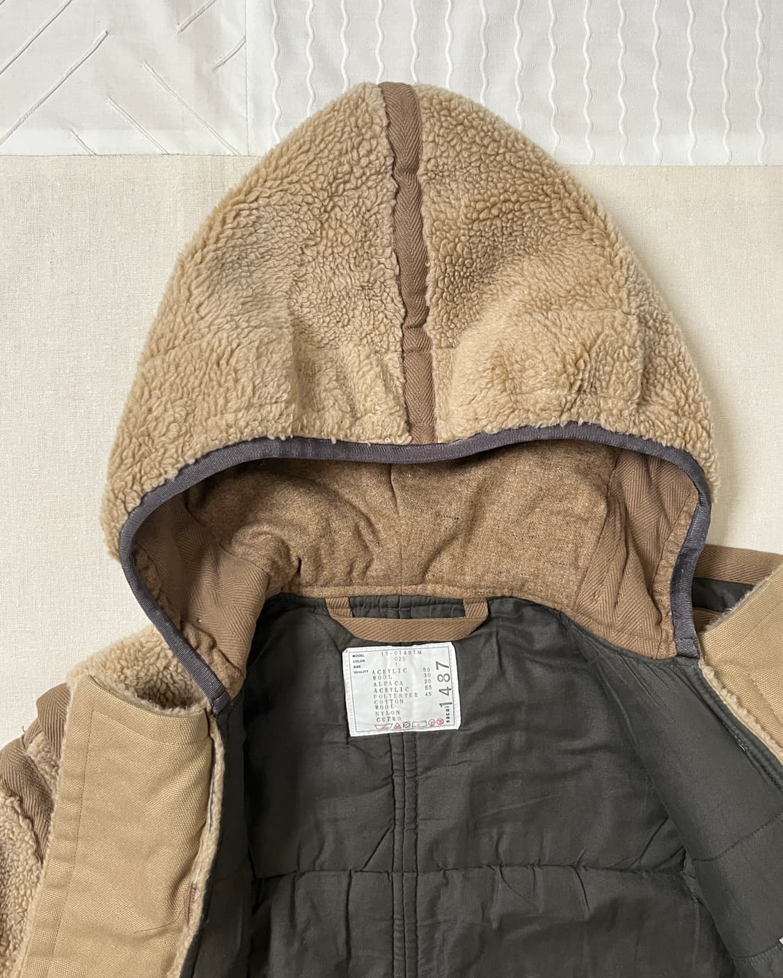 사카이 셰르파 플리스 더플코트 sacai men 퍼코트 상품이미지6