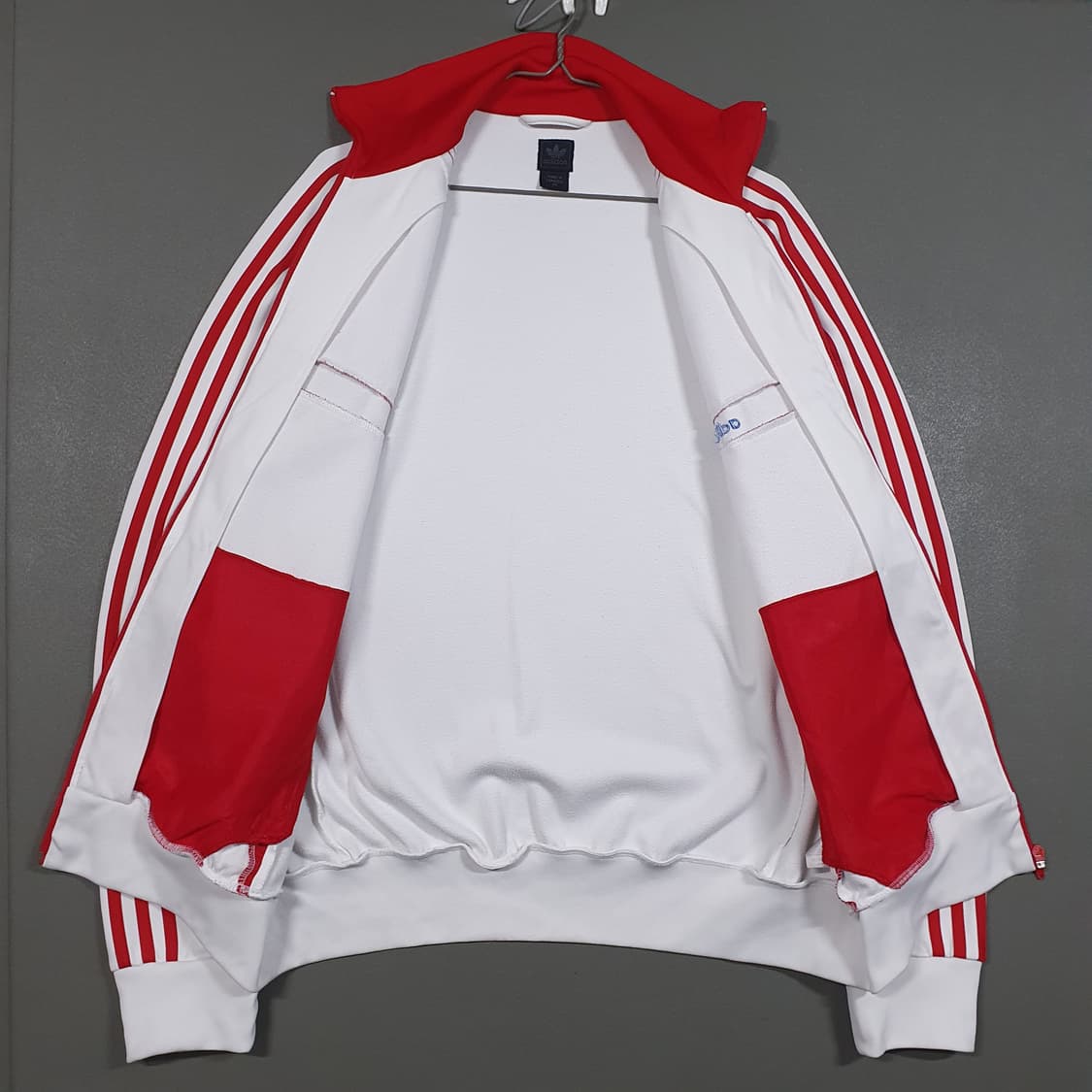 3XL (115) 아디다스 캄보디아 흰빨 베켄바우어 트랙탑 져지 자켓 상품이미지6