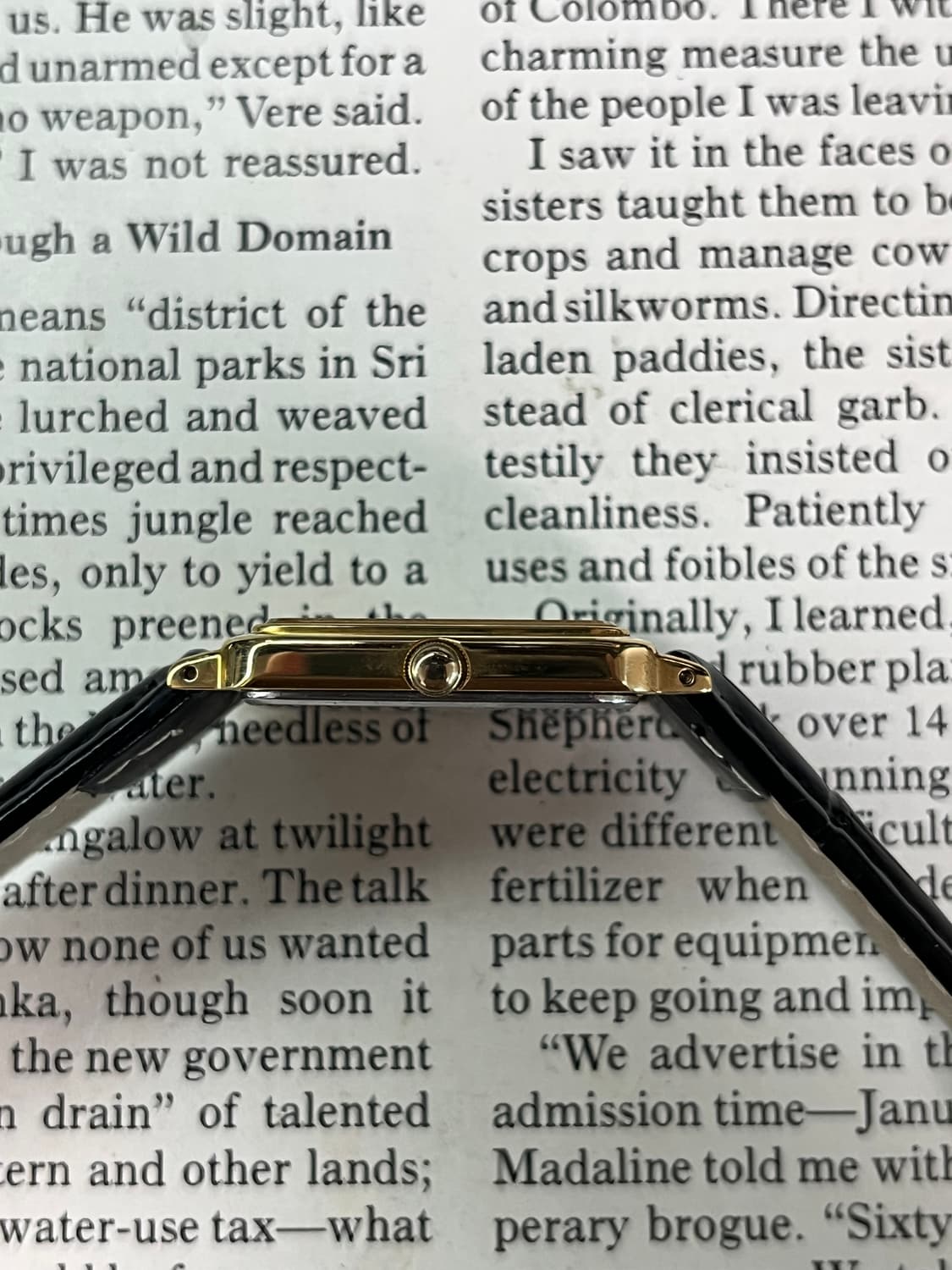 SEIKO 골드 탱크 쿼츠 상품이미지4