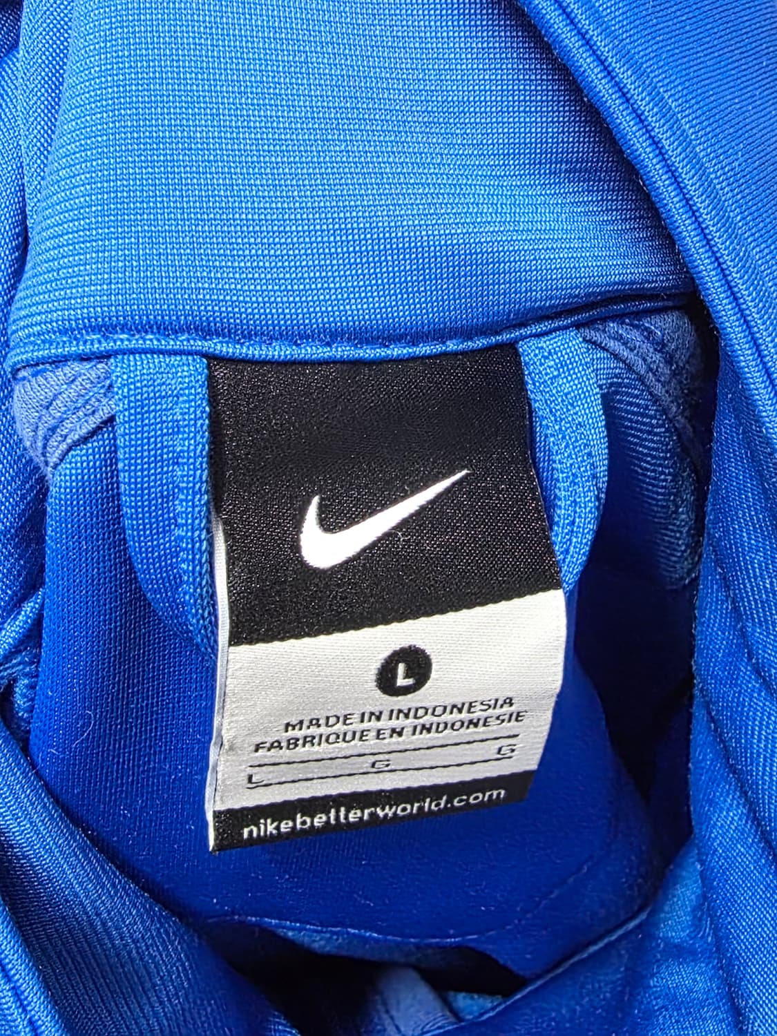 나이키 블루 집업 트랙저지 100 (실측 66/57)  상품이미지4