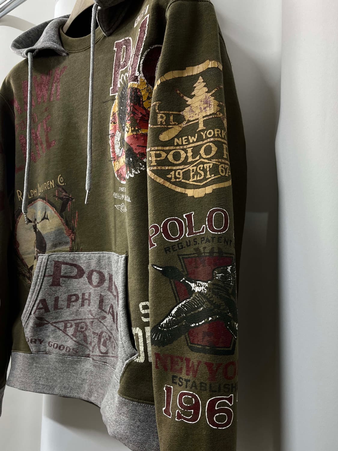 폴로 랄프로렌 스포츠맨 올오버 크렉바인더 에프터후디 스웻셔츠 상품이미지8