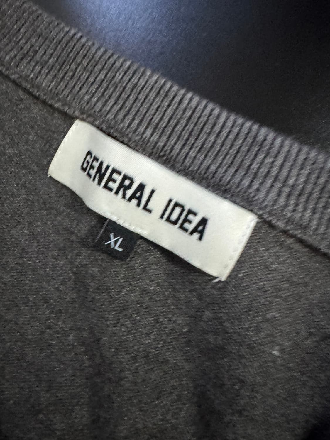 여성 제너럴아이디어 24년도 미니멀 가디건 M 그레이 상품이미지3