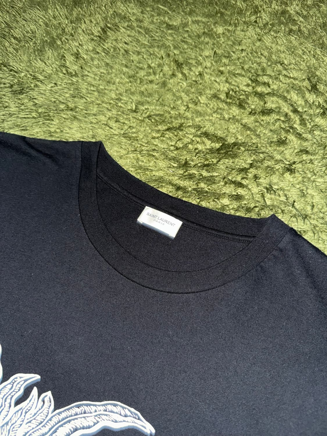 [L] Saint Laurent 생로랑 14ss 그래픽 티셔츠 블랙 상품이미지3