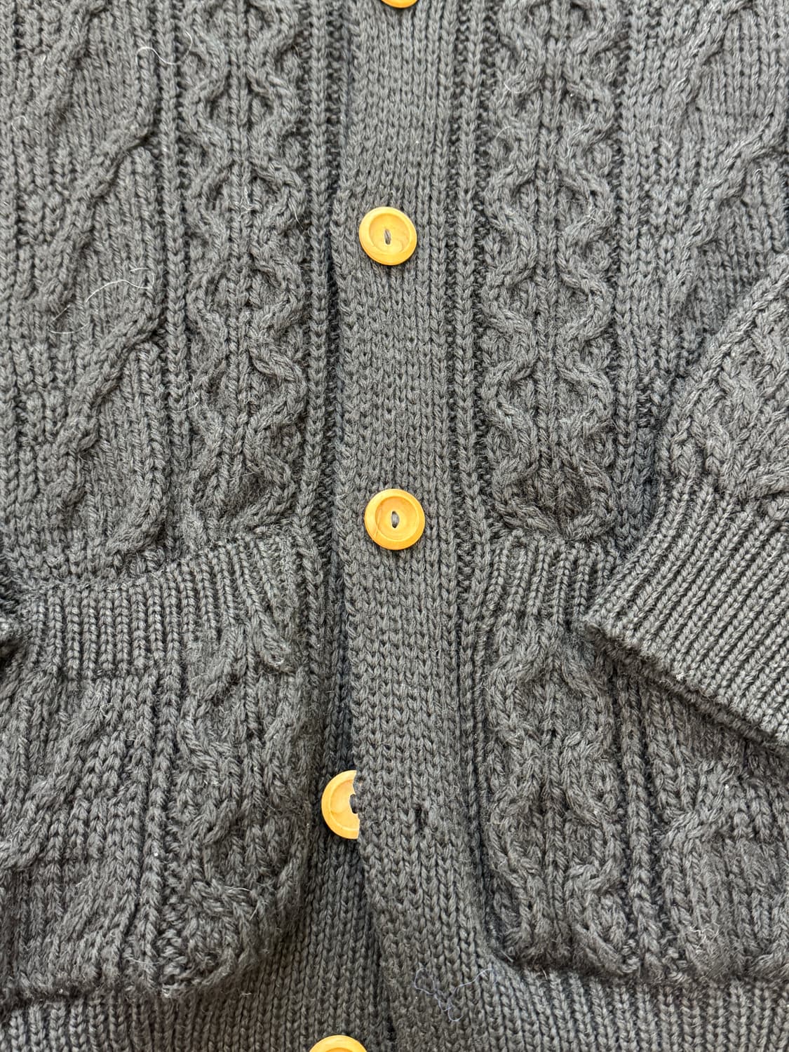 케리울른밀즈 피셔맨 카라 가디건 상품이미지4