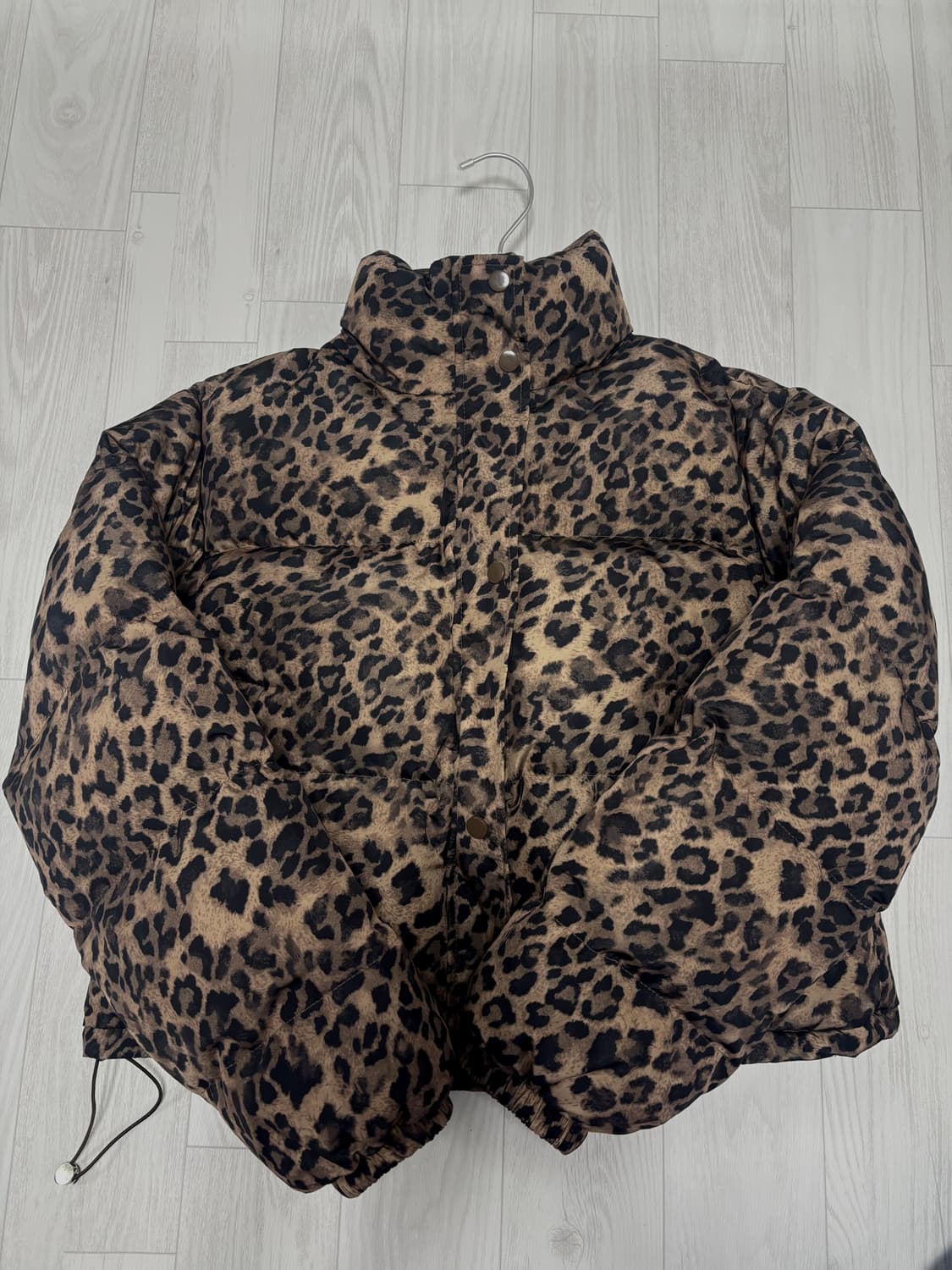 호피 숏패딩 상품이미지1