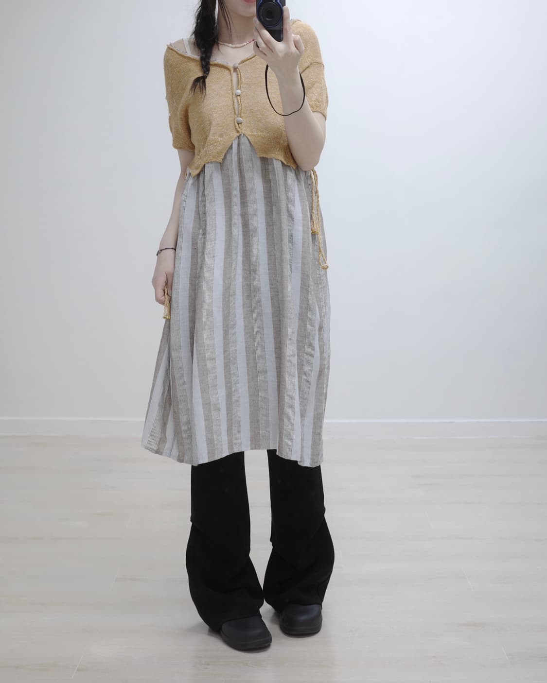 Super hakka layered one-piece 상품이미지6