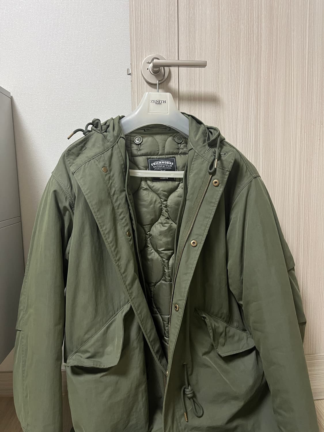 프리즘웍스 Vincent M1965 피쉬테일 파카 올리브 상품이미지1