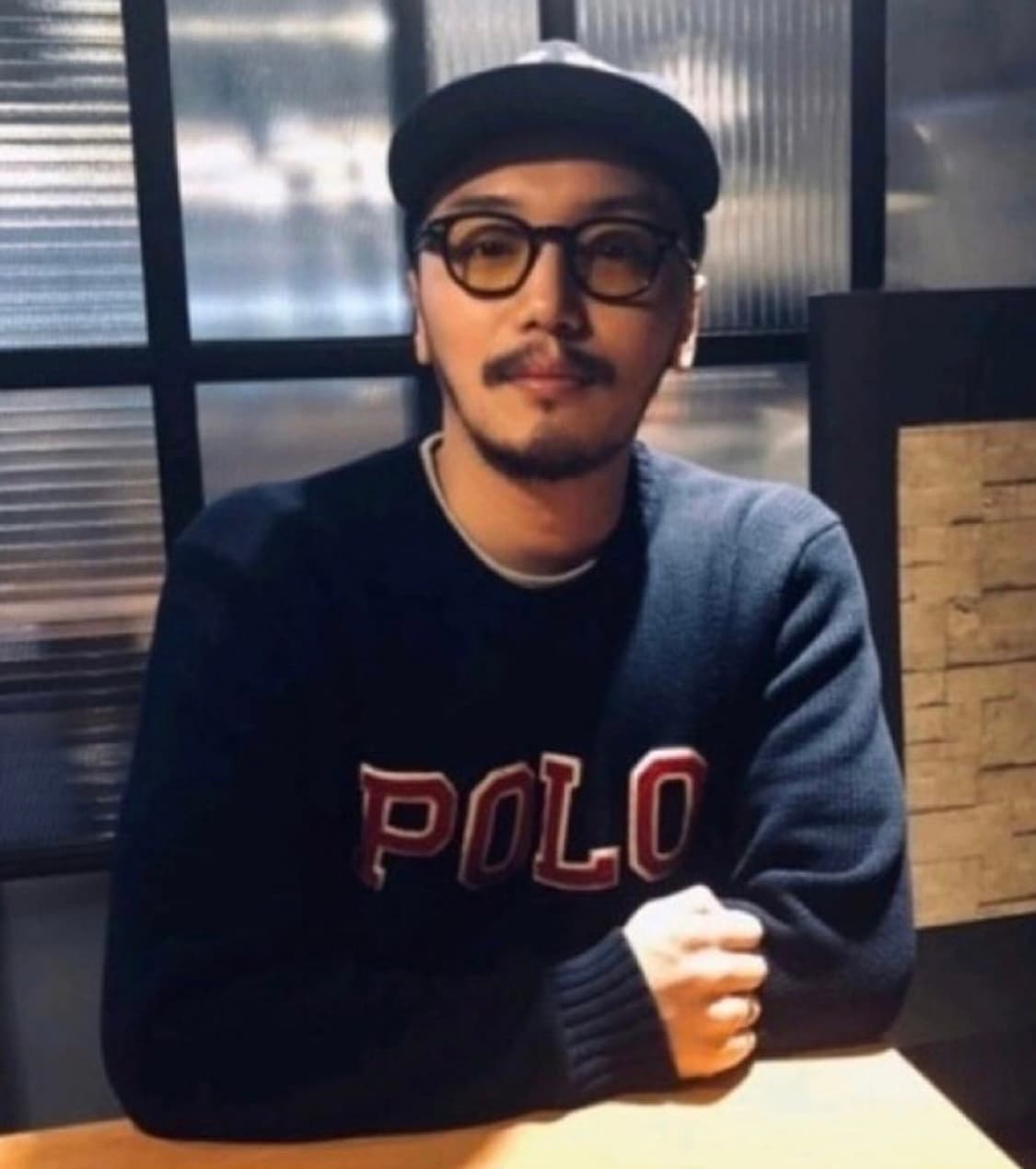 폴로 랄프로렌 네이비 로고 니트 M 상품이미지1