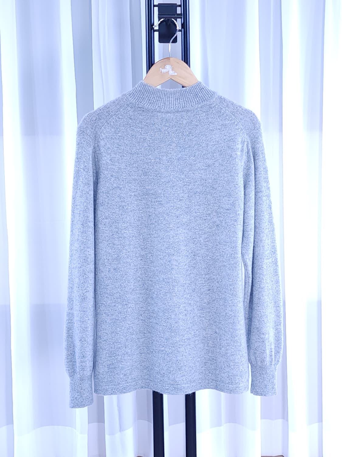 캐시미어100% 반목니트 상품이미지5