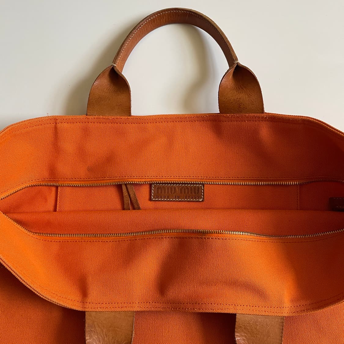 미우미우 캔버스 백 (OS) 상품이미지5