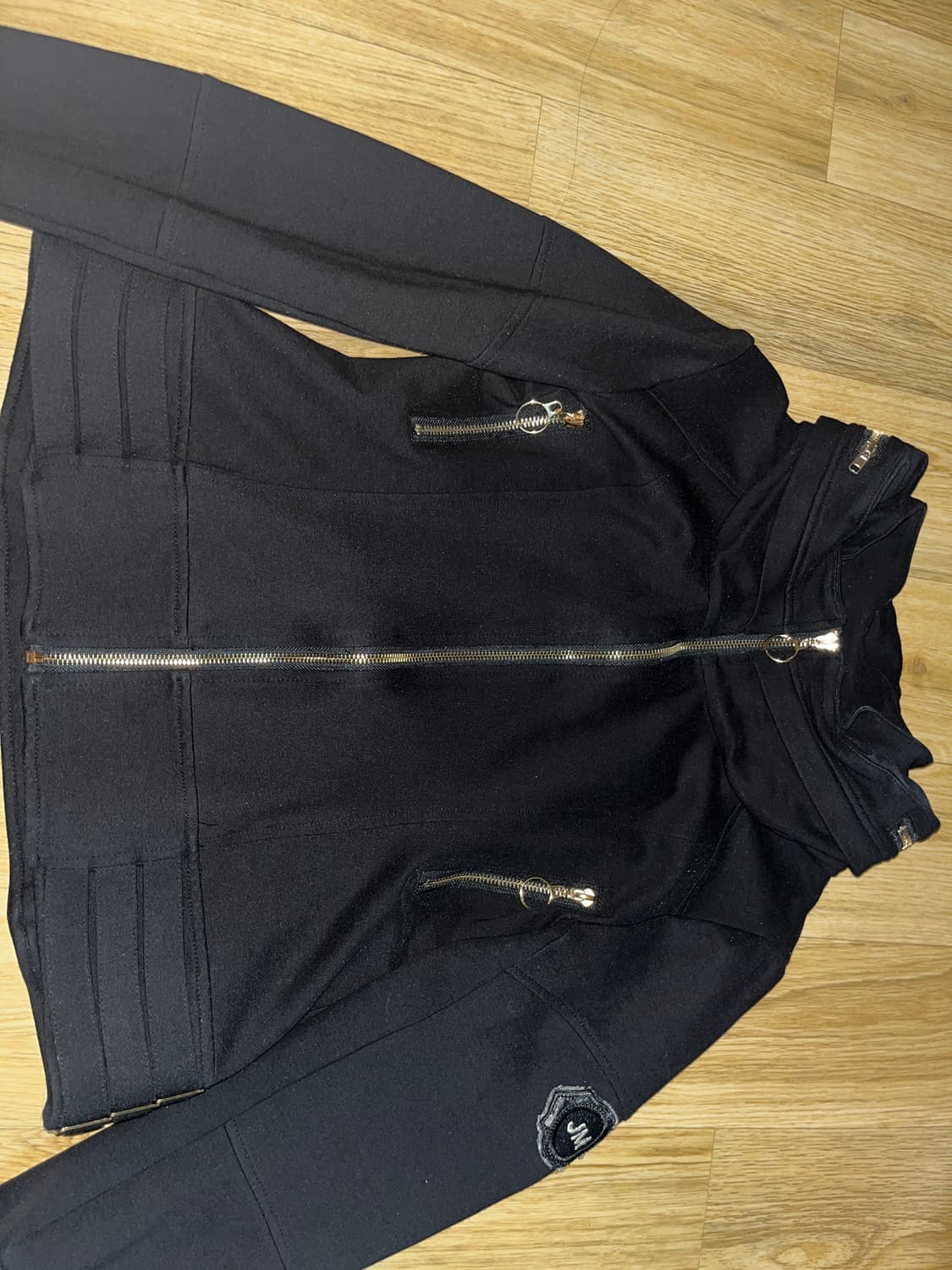 black zip up jacket 상품이미지2