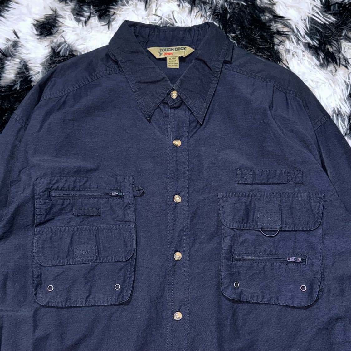 VINTAGE 카고 포켓 디테일 셔츠 자켓 상품이미지2