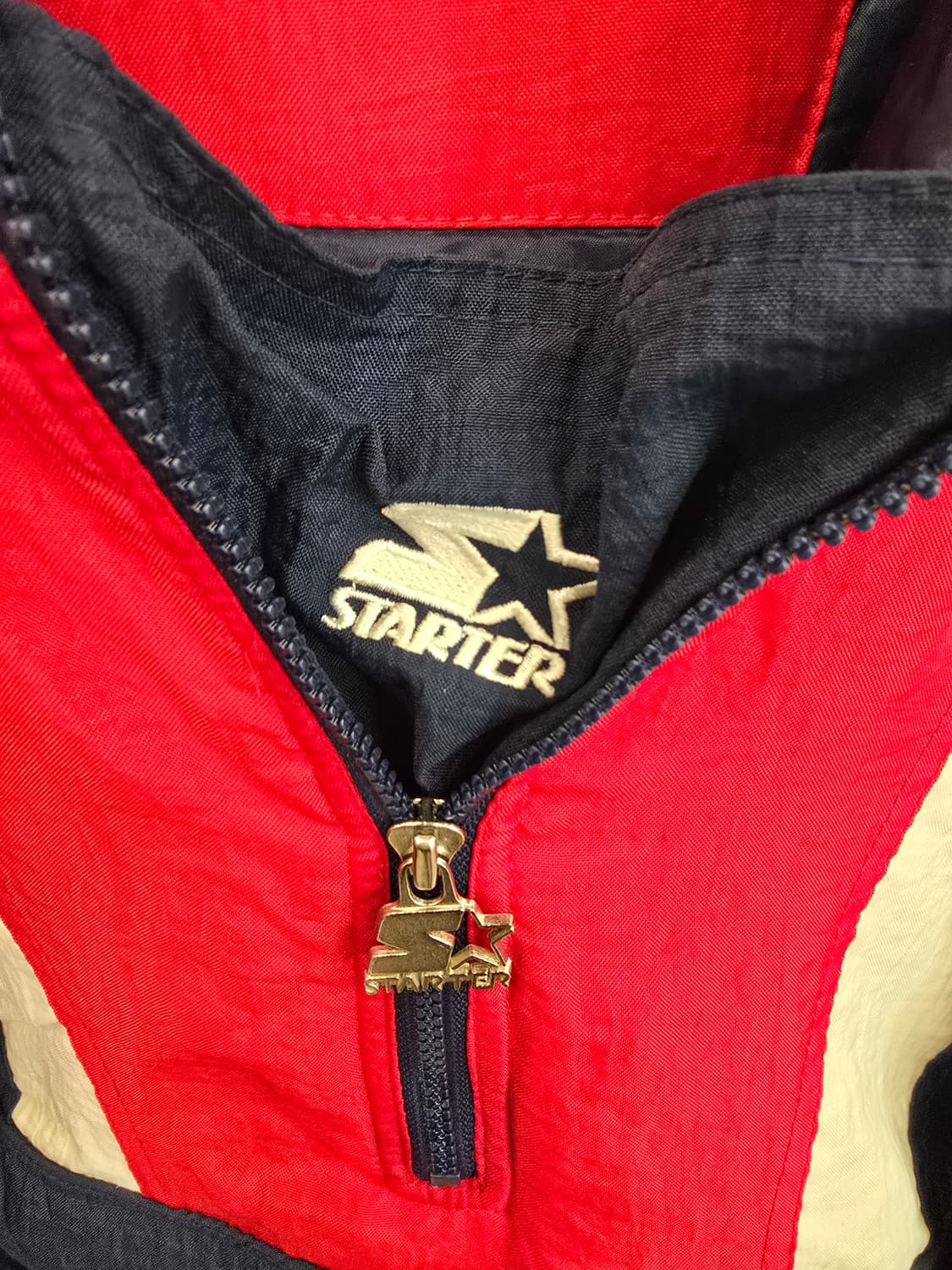 스타터 올드미스 반집업 두툼 빈티지 누빔점퍼자켓 상품이미지4