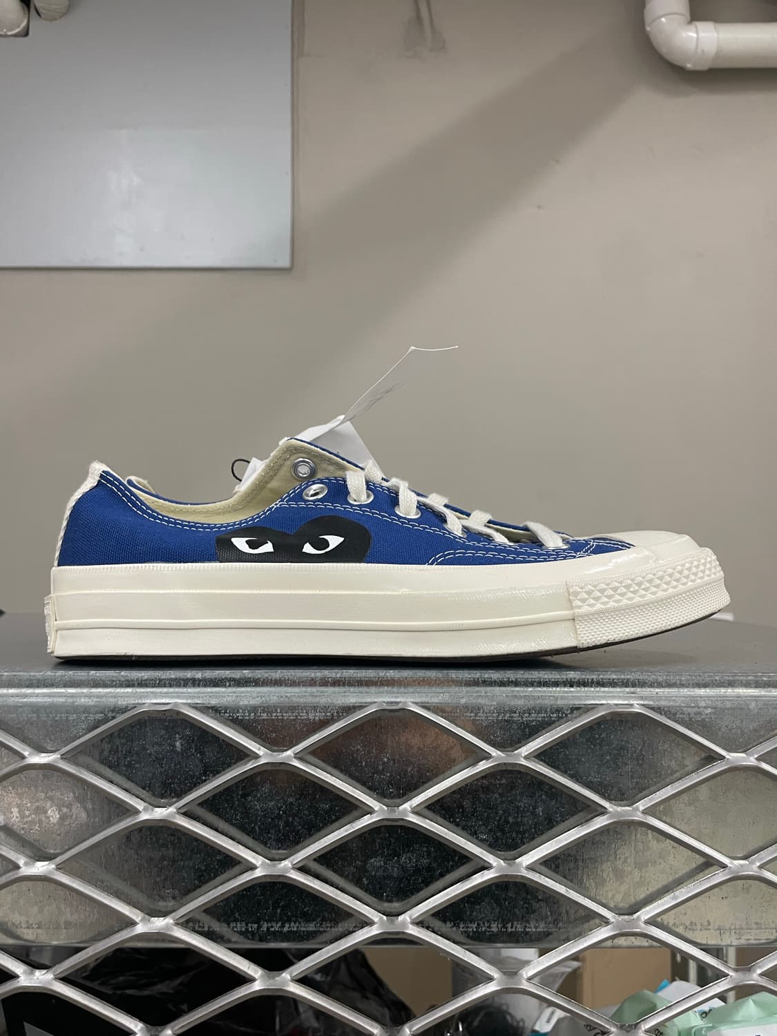 컨버스 x 꼼데 블루 로우 255mm(박스x)(gr-4621) 상품이미지4