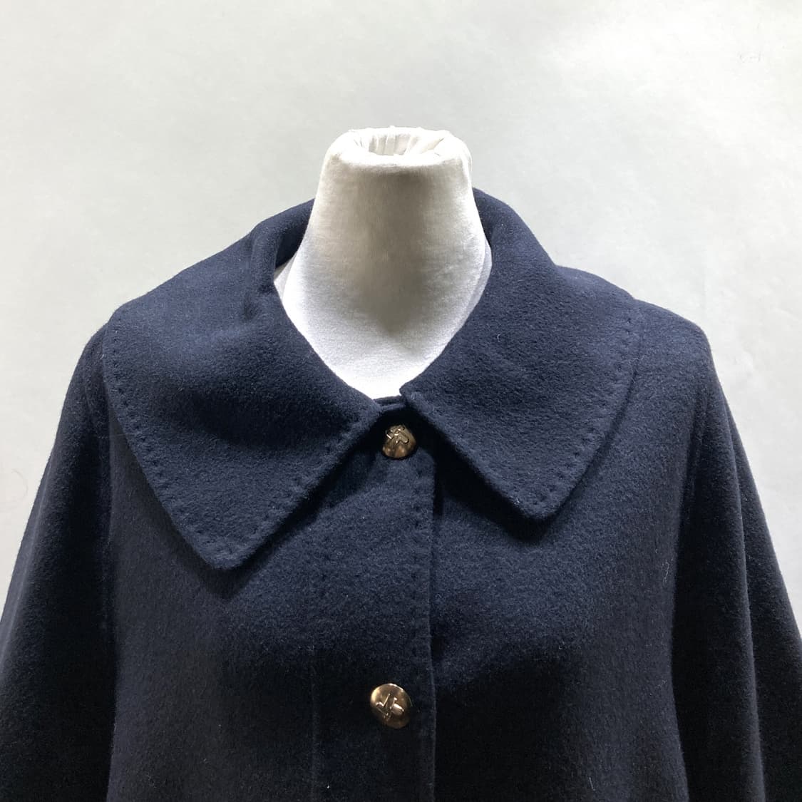 EnC 2023 여 핸드메이드 골드버튼 스티치코트 55 상품이미지2