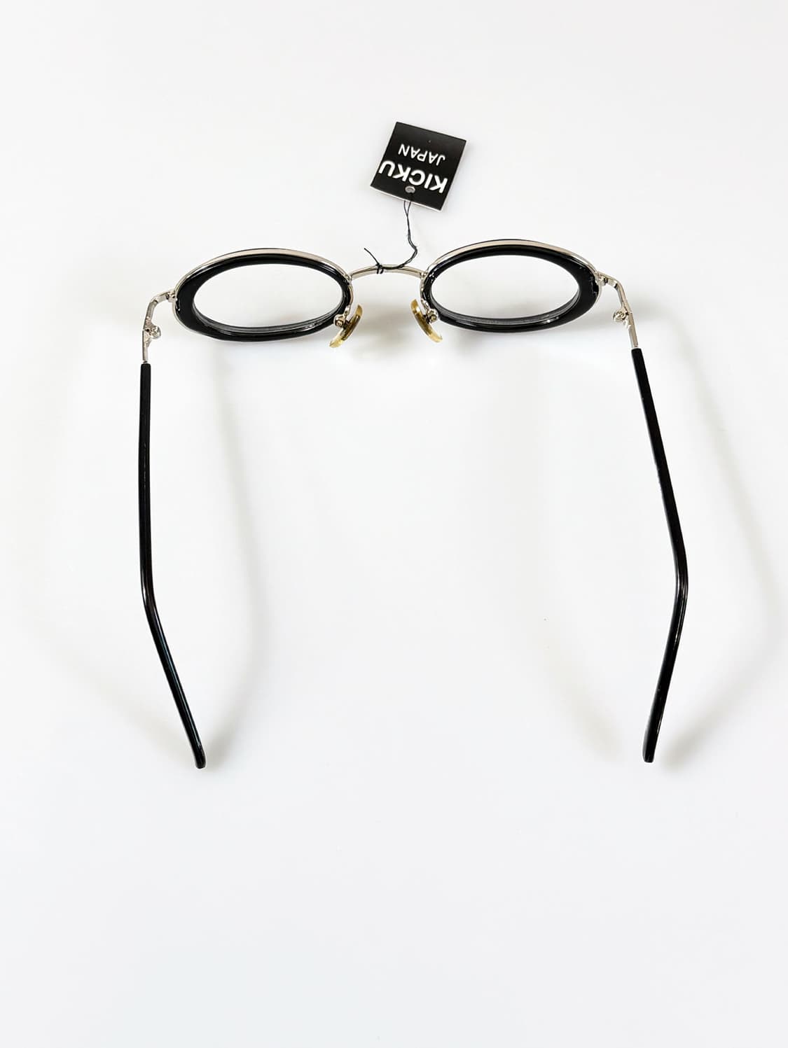 90s KICKU JAPAN 라운드 오벌 콤비네이션 빈티지 안경 상품이미지5