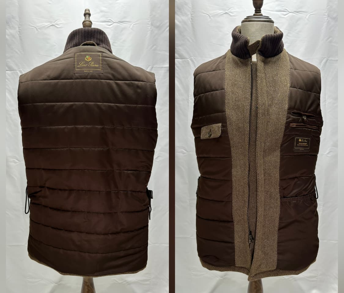 로로피아나 아이서 캐시미어 라쿤퍼 자켓 M(105) 판매 상품이미지8