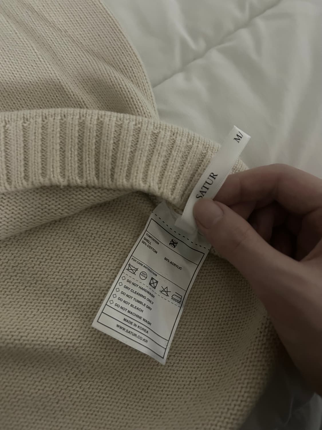 세터 나폴리 코튼 니트 반팔 상품이미지6