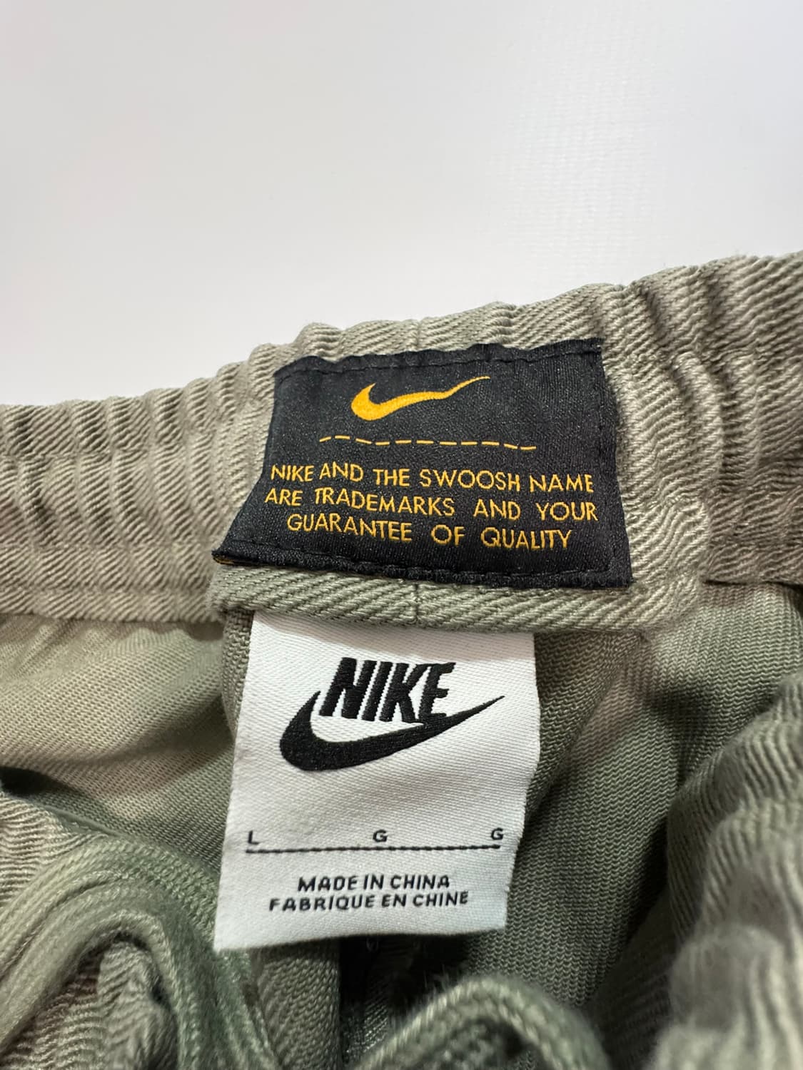 나이키 밴딩 카고팬츠_카키그레이(L사이즈) 상품이미지4