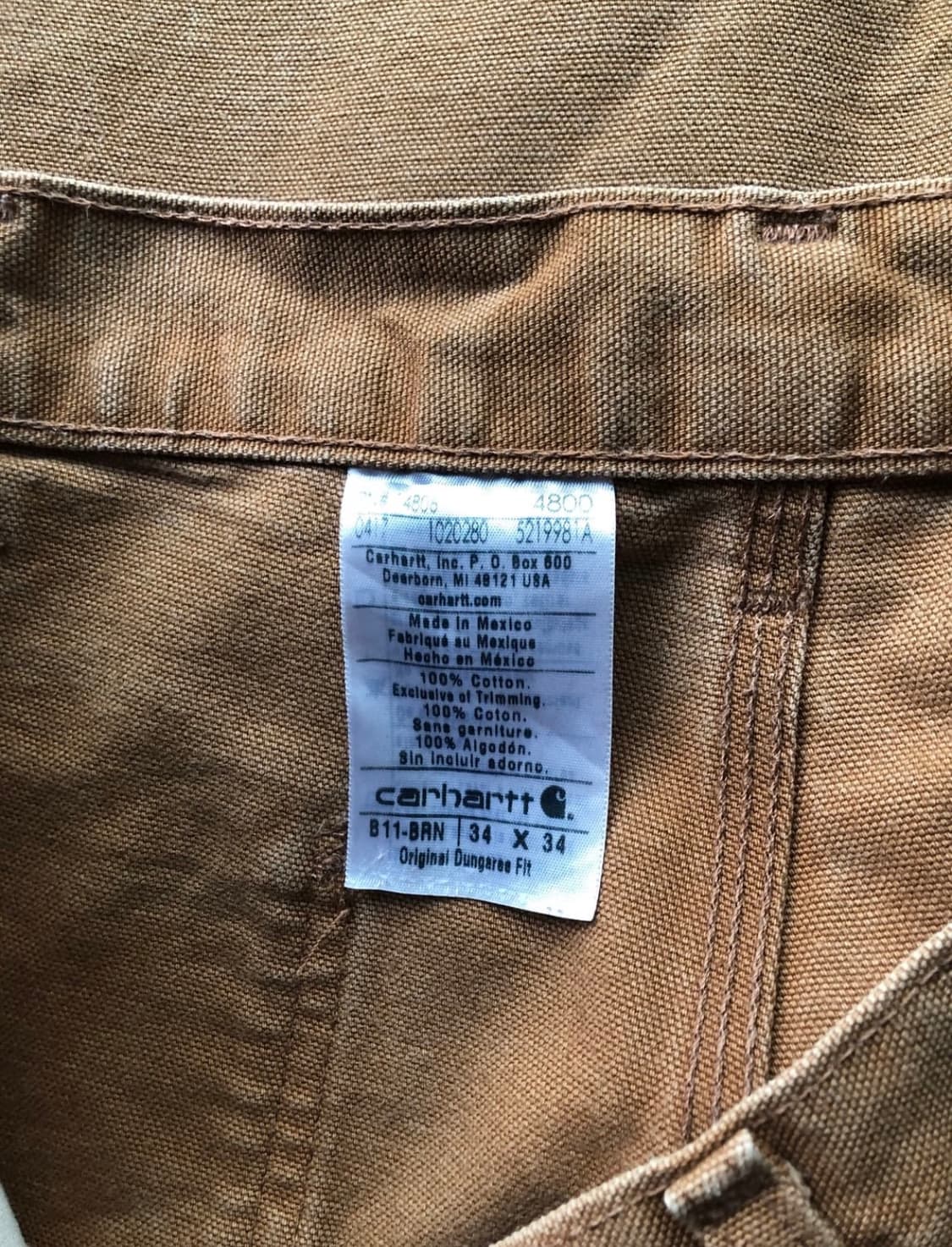칼하트 카펜더 팬츠 상품이미지8