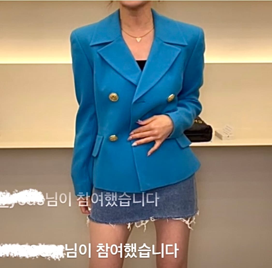 ROPE 일본수입브랜드 자켓 블루 상품이미지6