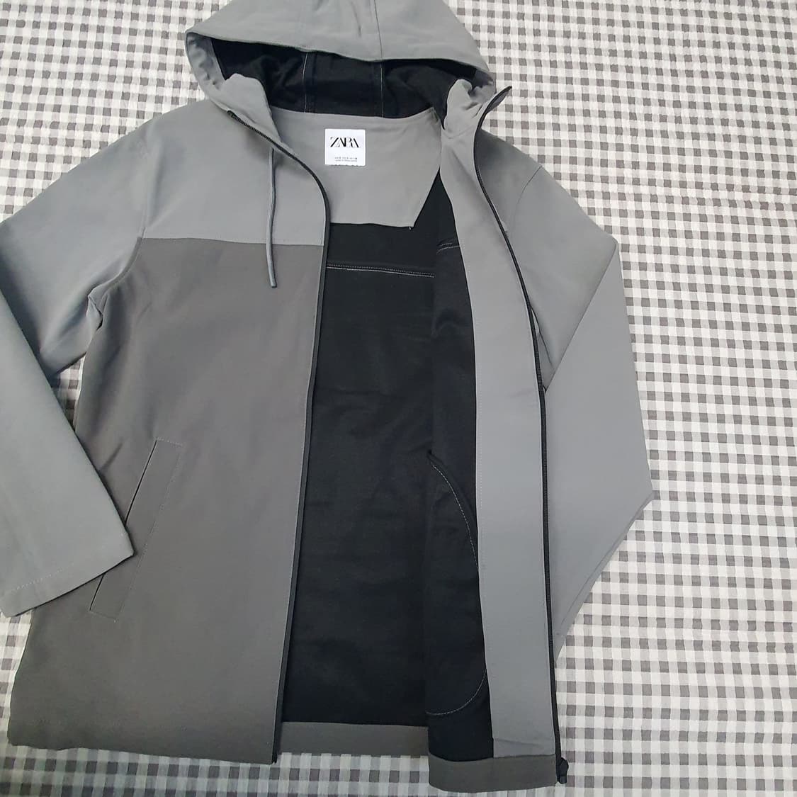 자라 바람막이 후드집업 자켓 남자95 상품이미지5