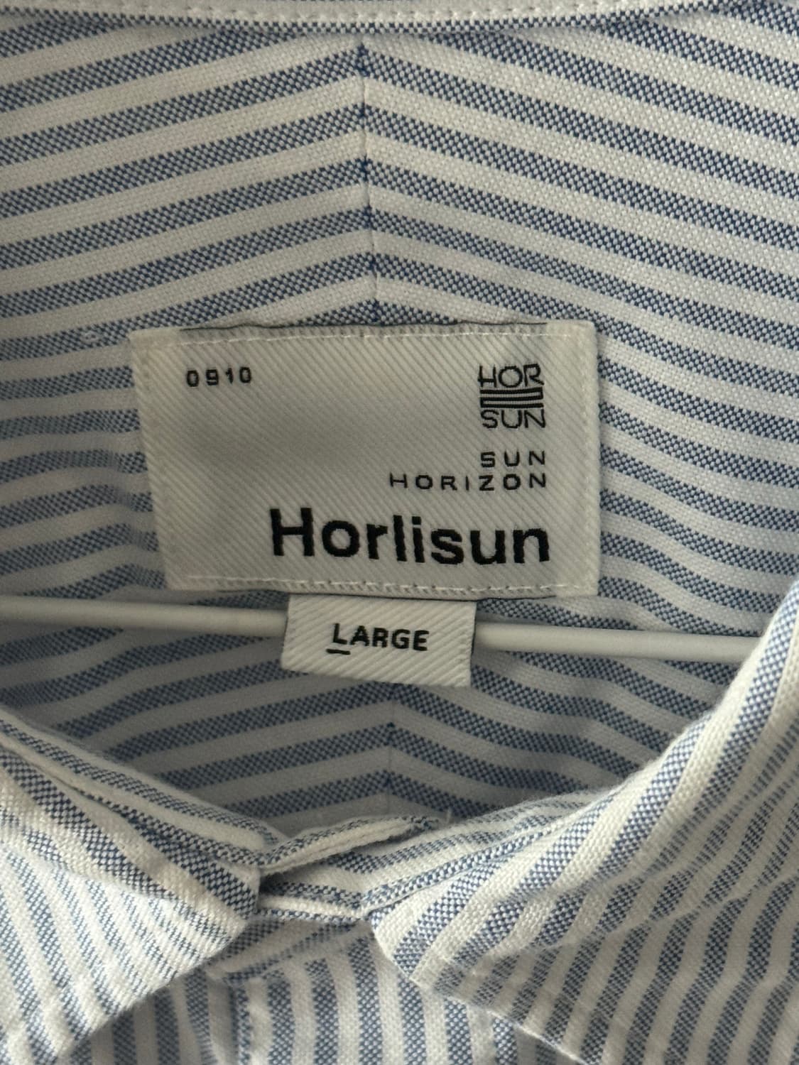 Horlisun 스트라이프 셔츠 L 상품이미지2