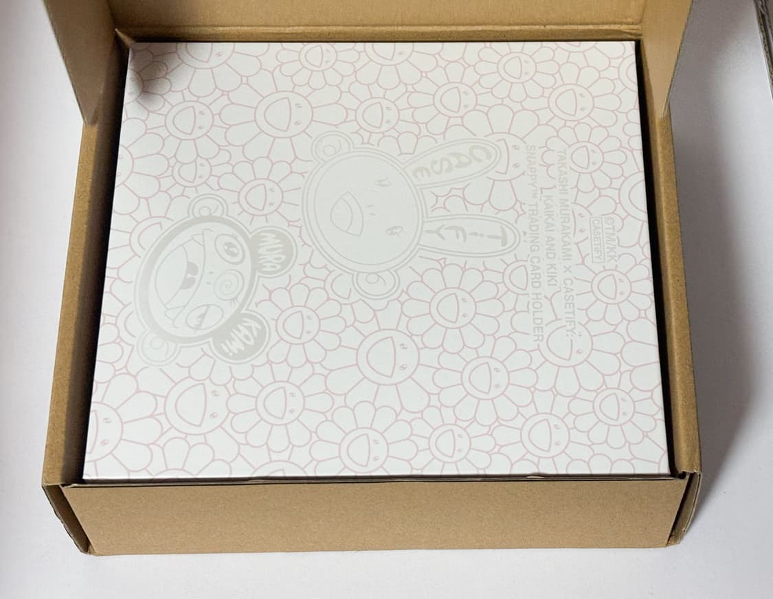 (새상품) 케이스티파이 무라카미 다카시 한정판 카드홀더 핑크 판매 상품이미지4