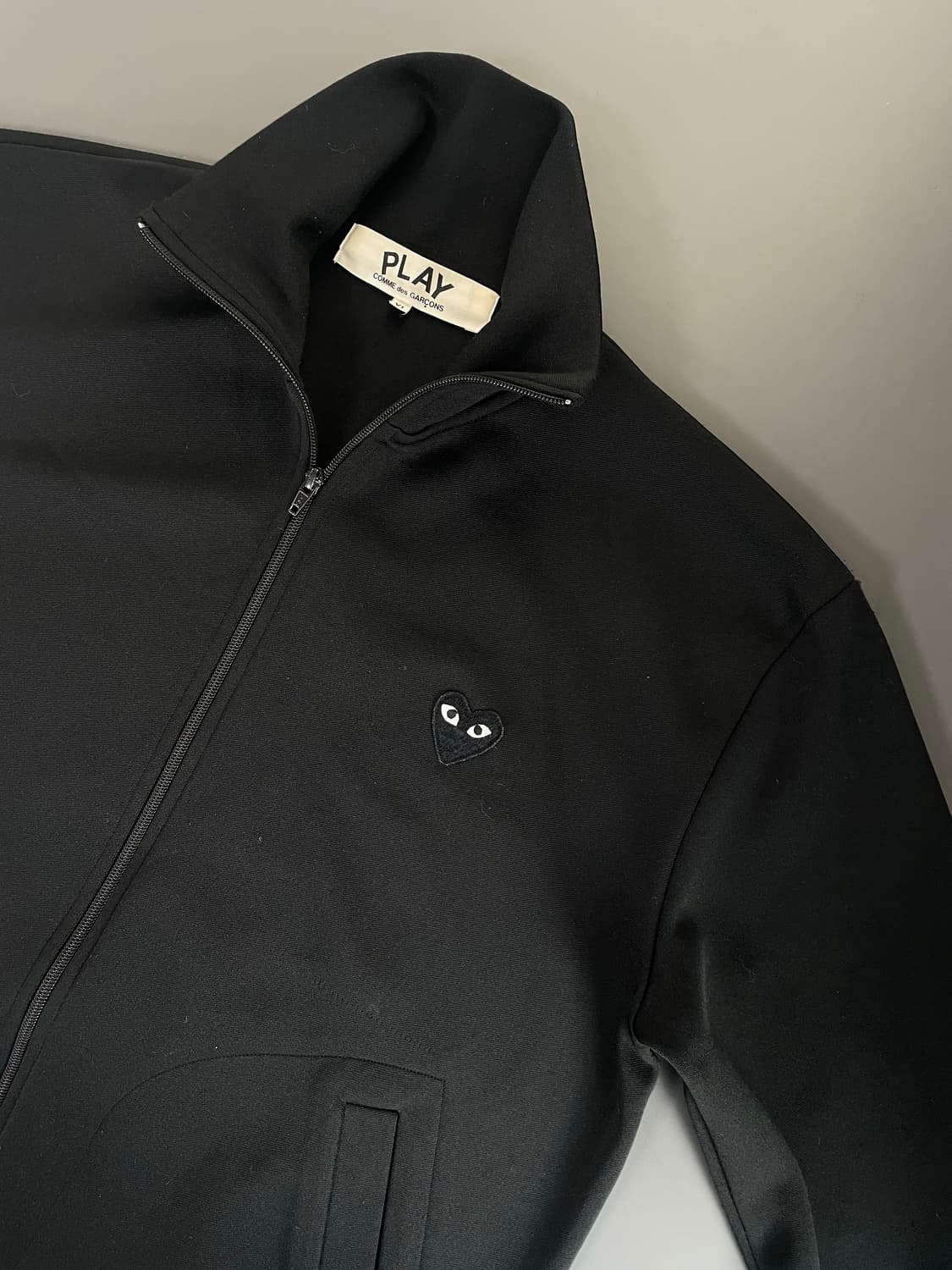 [XL] 꼼데가르송 플레이 블랙와펜 저지 트랙자켓 상품이미지3