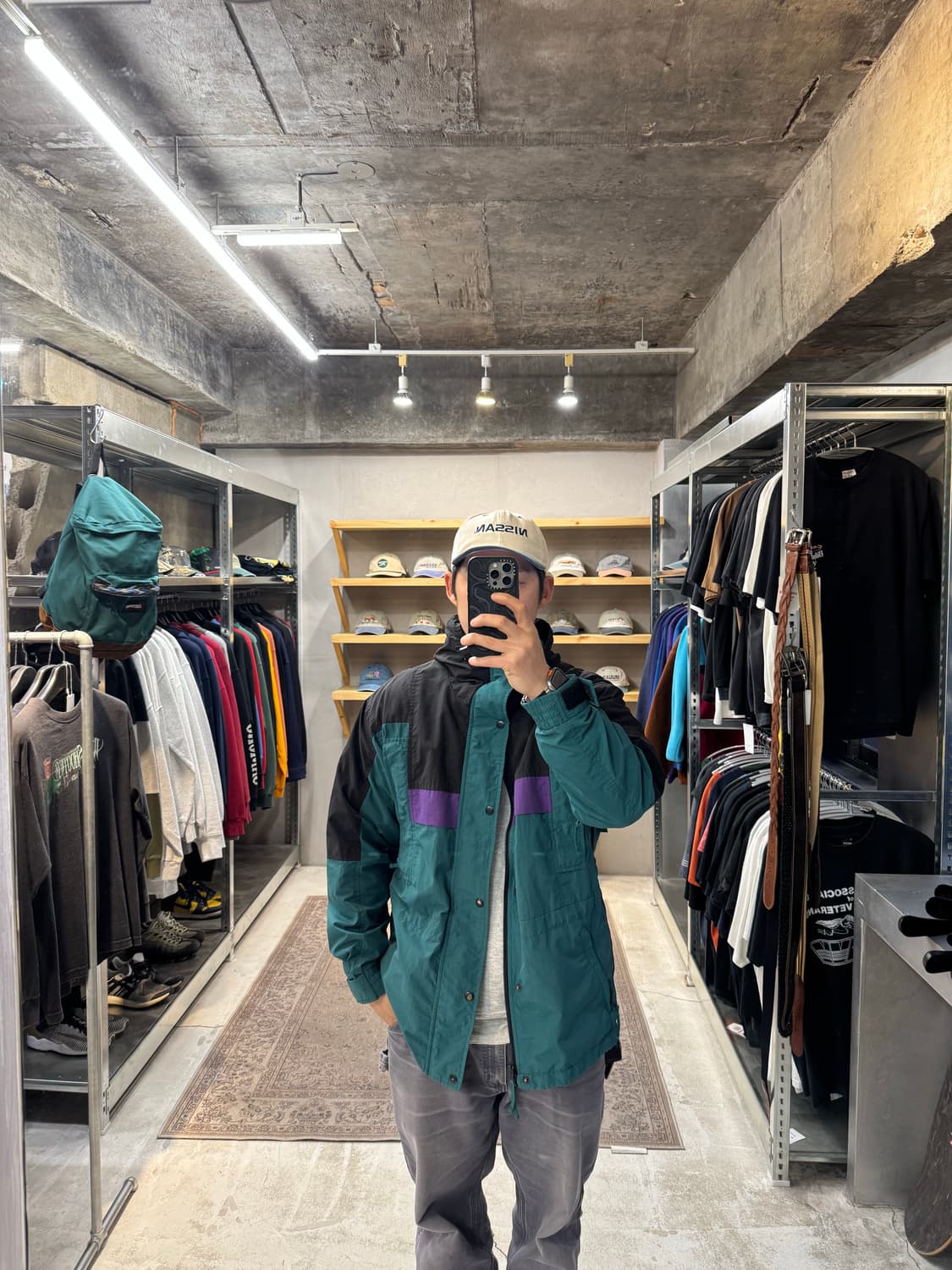 90s 엘엘빈 아웃도어 나일론자켓 상품이미지2