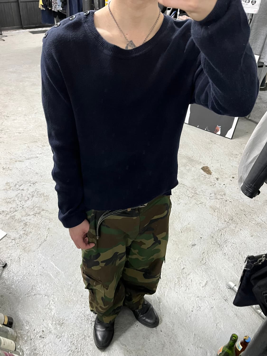 Global Work knit slv 상품이미지3