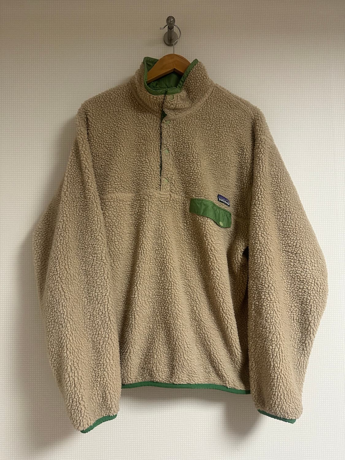 파타고니아 글리세이드 오트밀/그린 L 상품이미지1