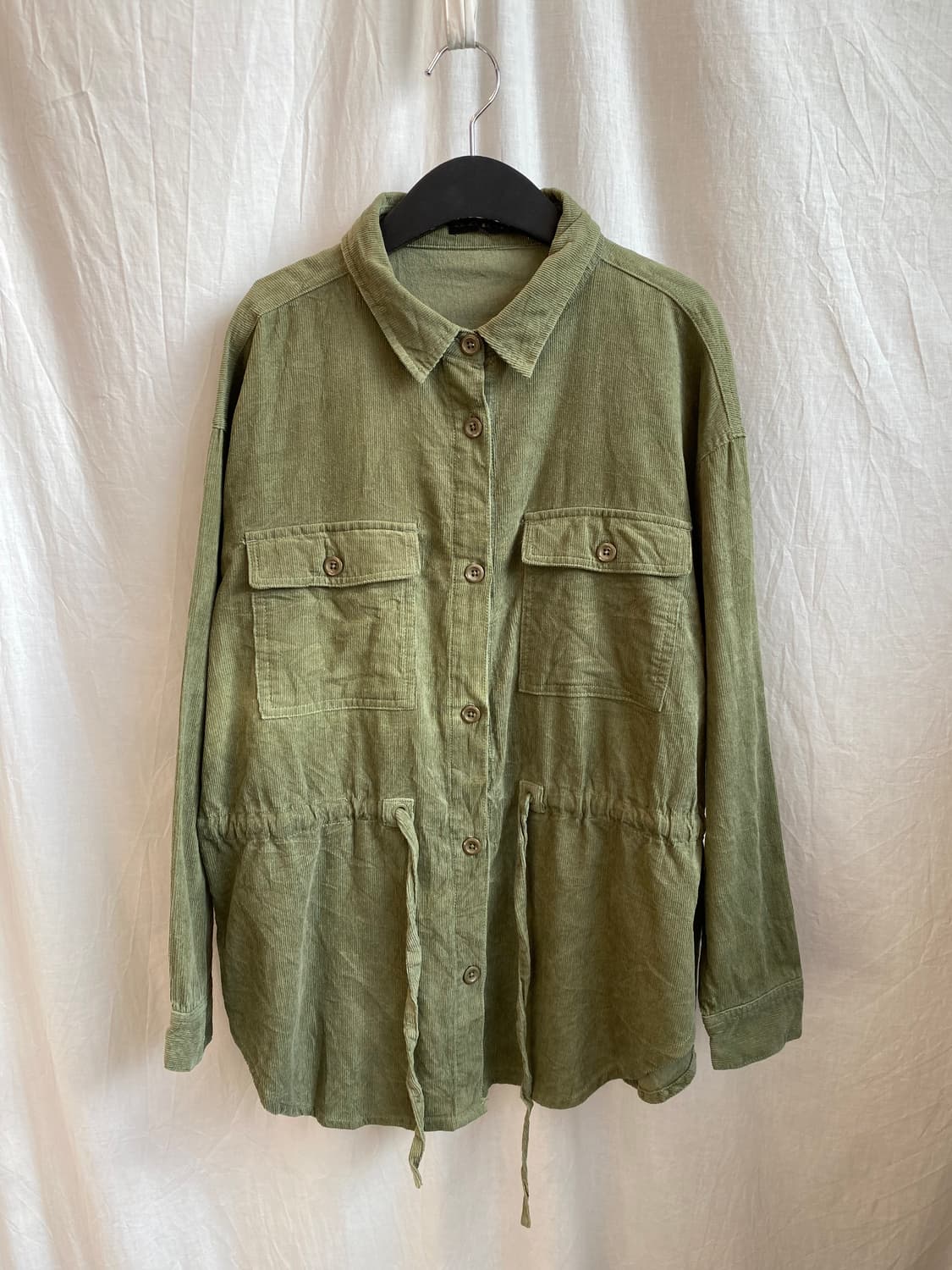 GORGE 카키 코듀로이 블라우스(F) 상품이미지1