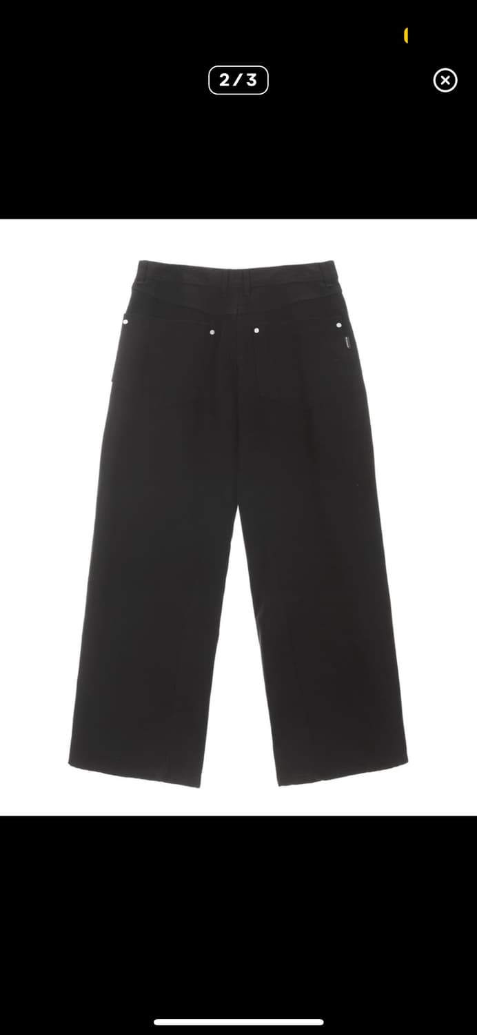 Surgery 써저리 컨실라인 데님팬츠 블랙s 상품이미지2