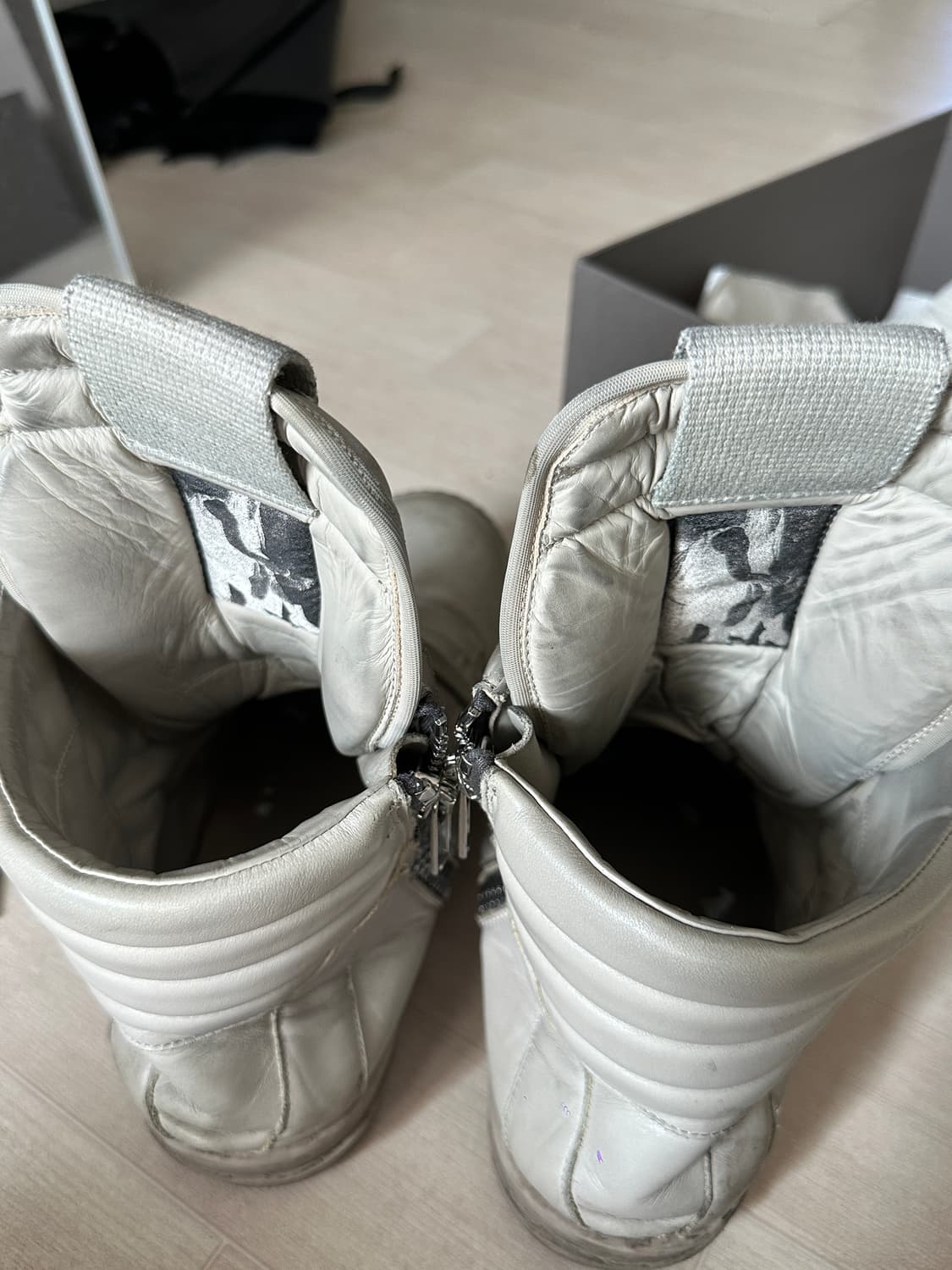 릭오웬스 지오바스켓 밀크 43 팝니다 상품이미지4